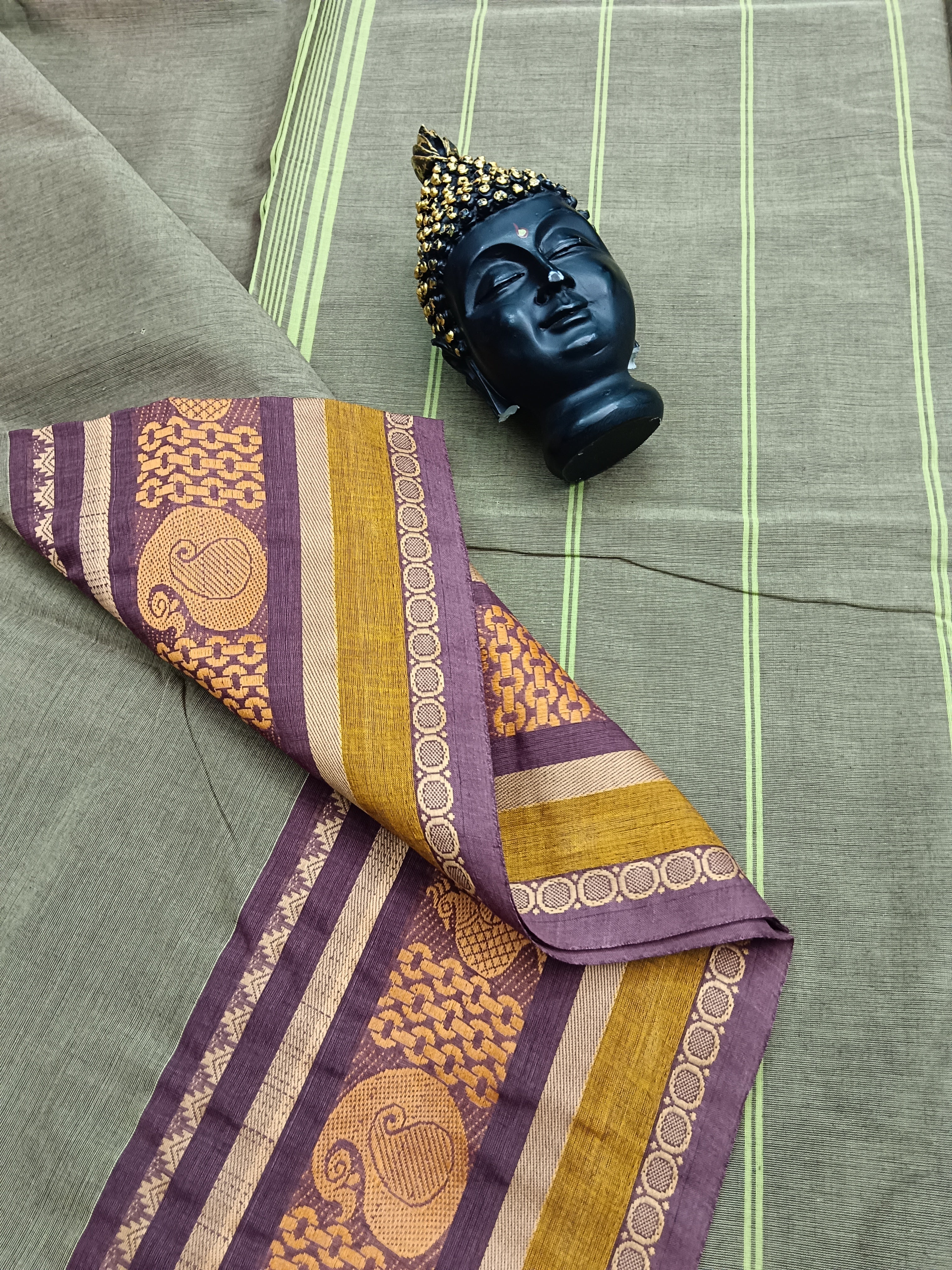 Chettinad Cotton -Daily Wear -Dark Grey-CDW25