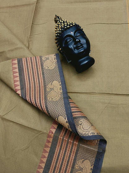 Chettinad Cotton -Daily Wear - Antique Gold Dual Tone -CDW23