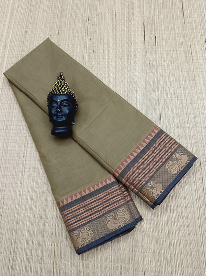 Chettinad Cotton -Daily Wear - Antique Gold Dual Tone -CDW23