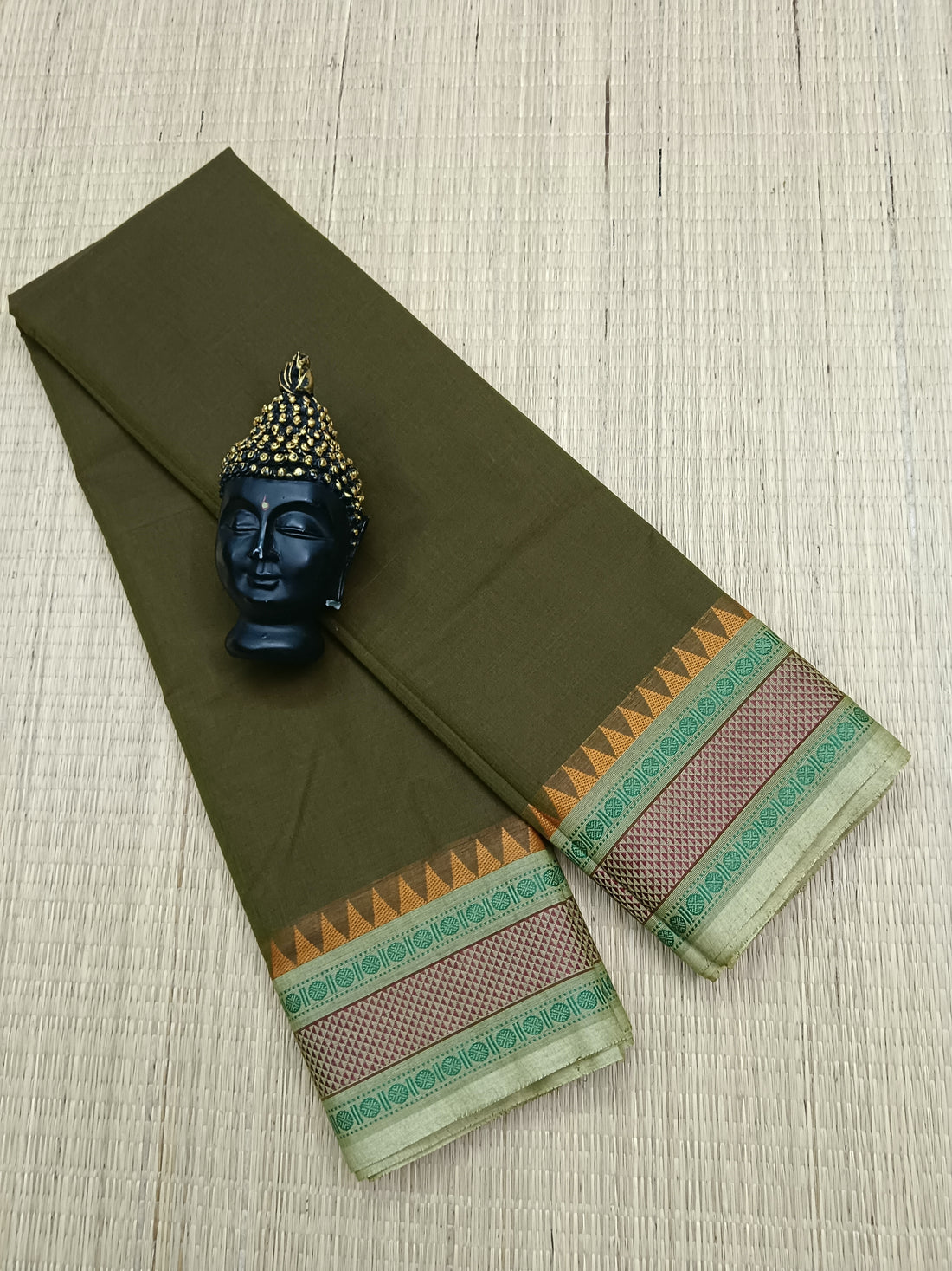 Chettinad Cotton -Daily Wear - Henna Green -23