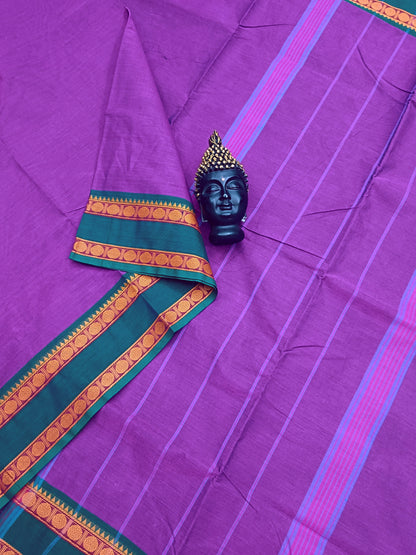 Chettinad Cotton -Daily Wear - Purple-CDW20