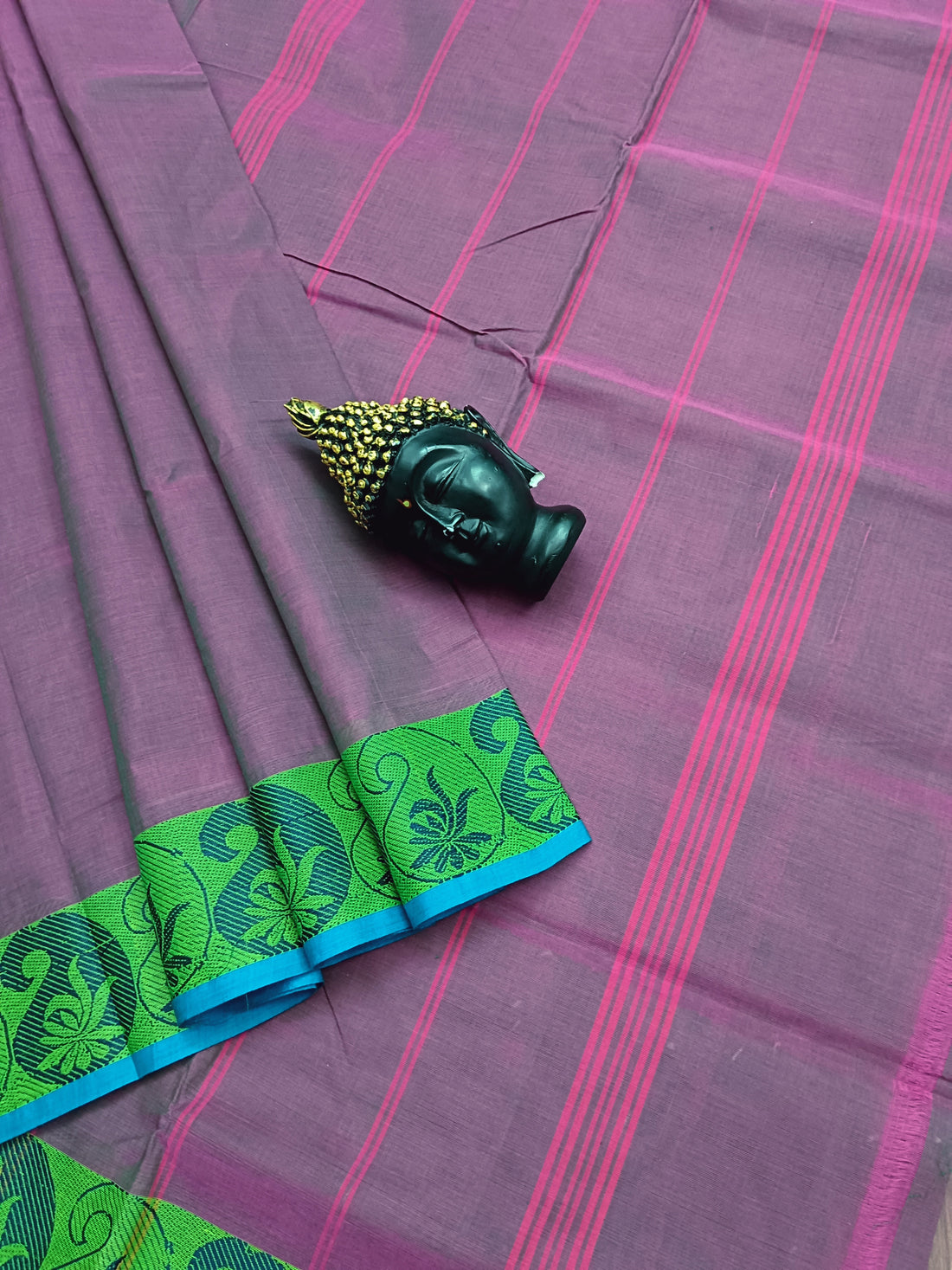 Chettinad Cotton - Daily Wear -Lolipop Violet Dual tone- CDW15