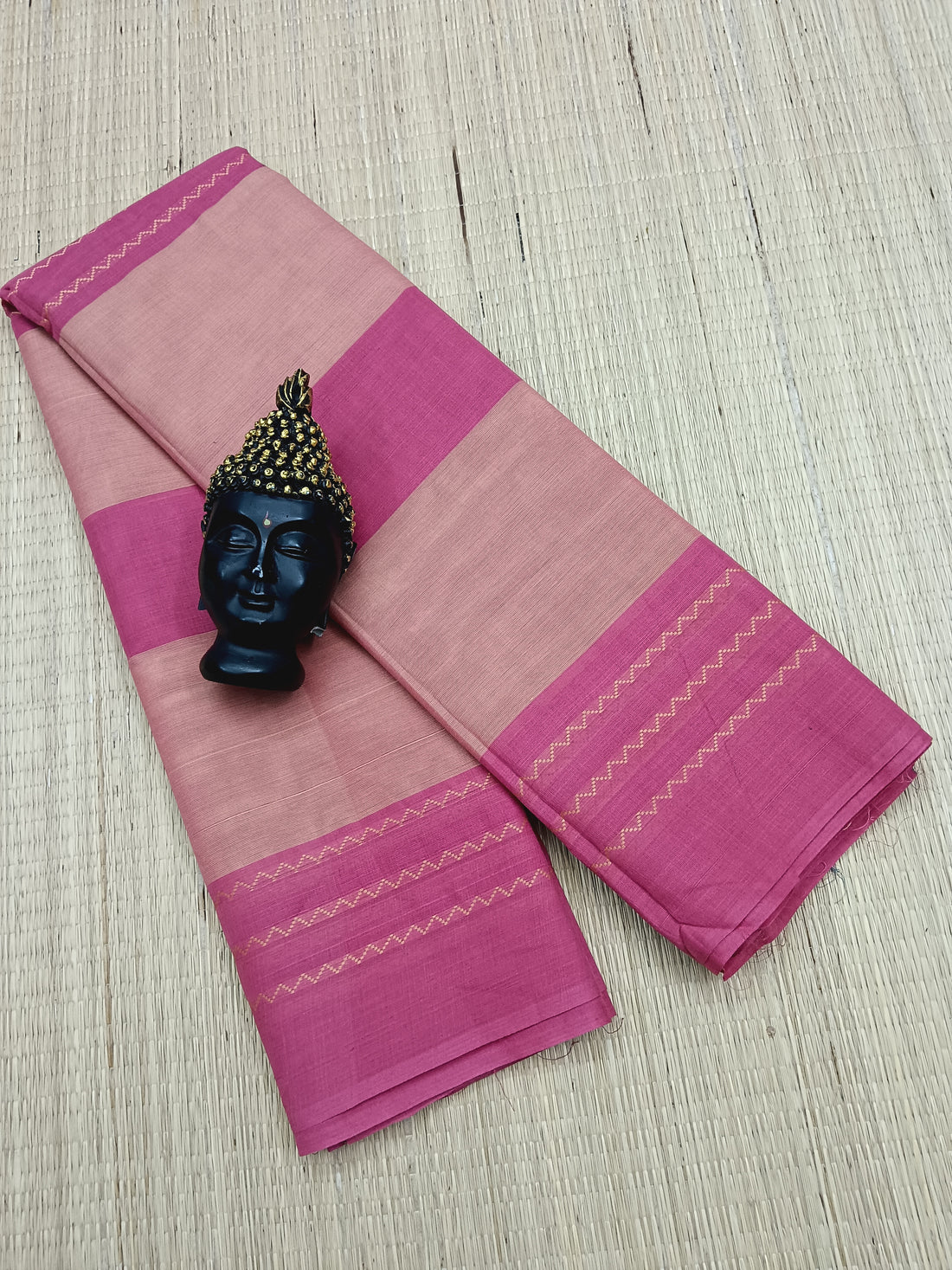 Chettinad Cotton - Daily Wear -Flamingo With Bubblegum Pink- CDW10