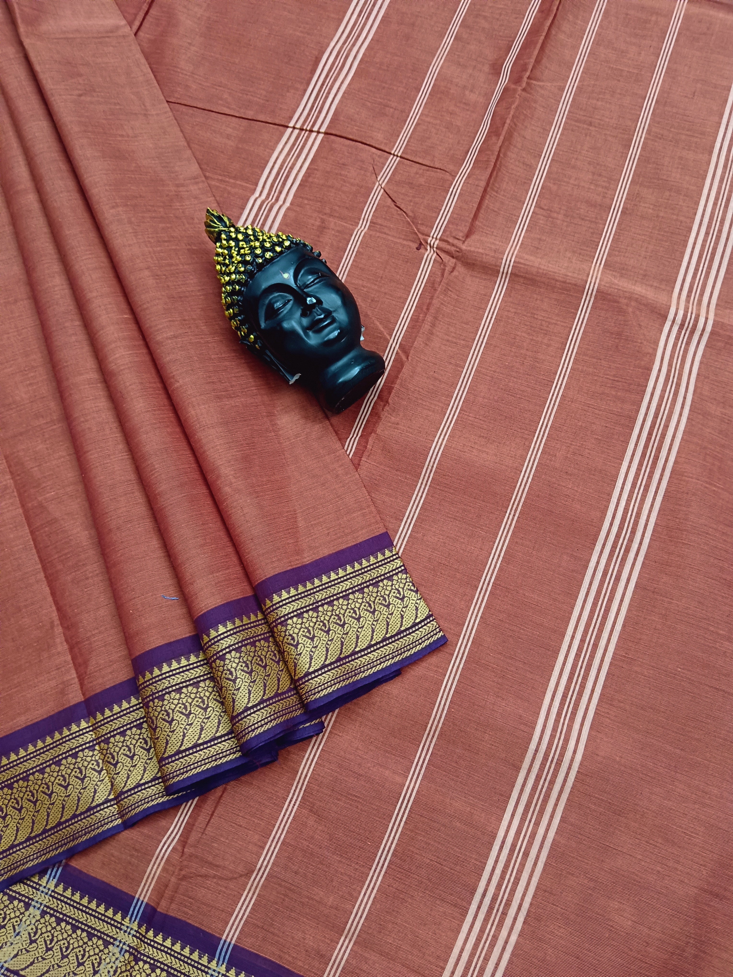 Chettinad Cotton - Daily Wear -Cimson- CDW09