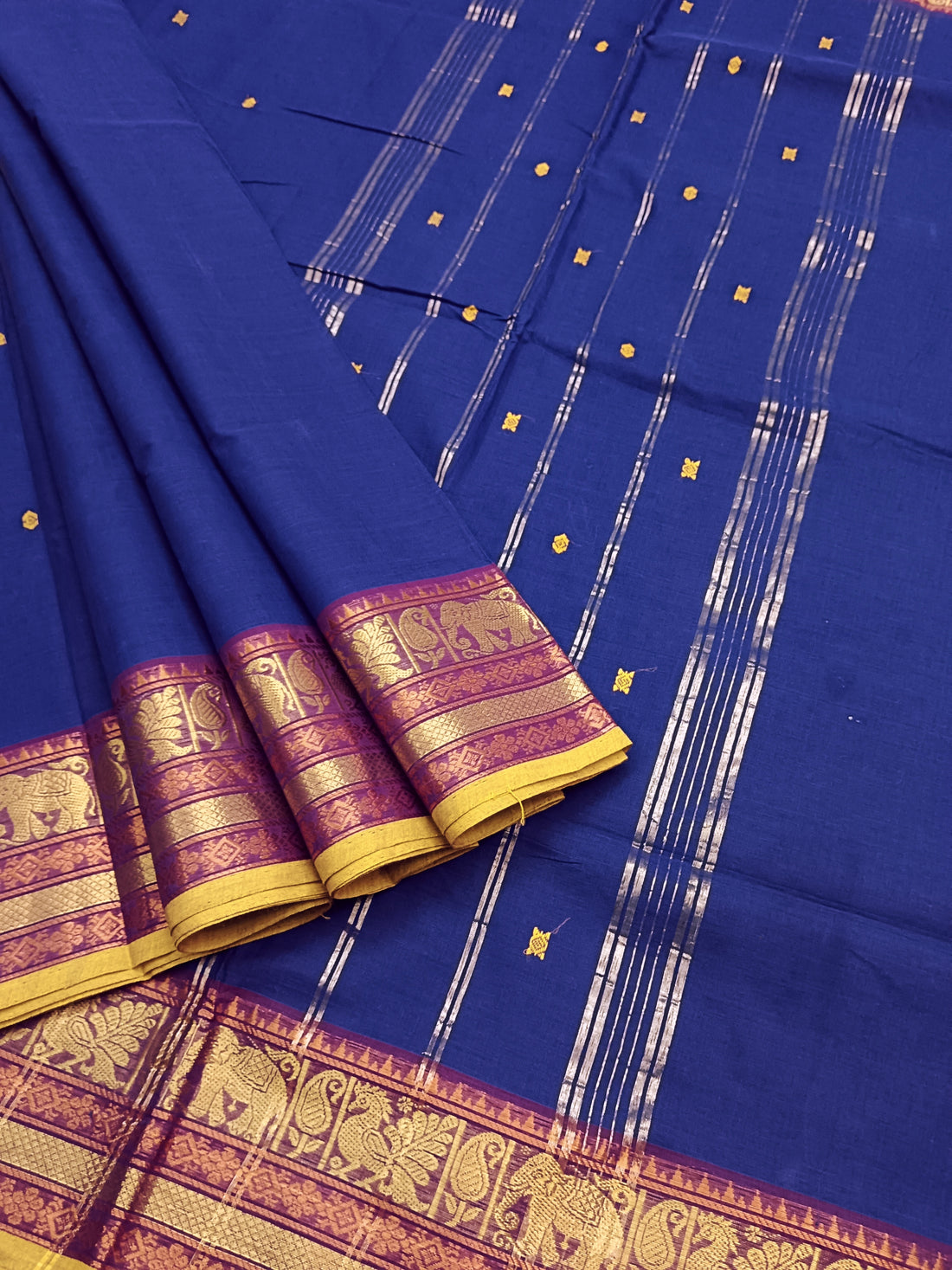 Kanchi Cotton - Festival Fusion - Royal Blue - KCFB10