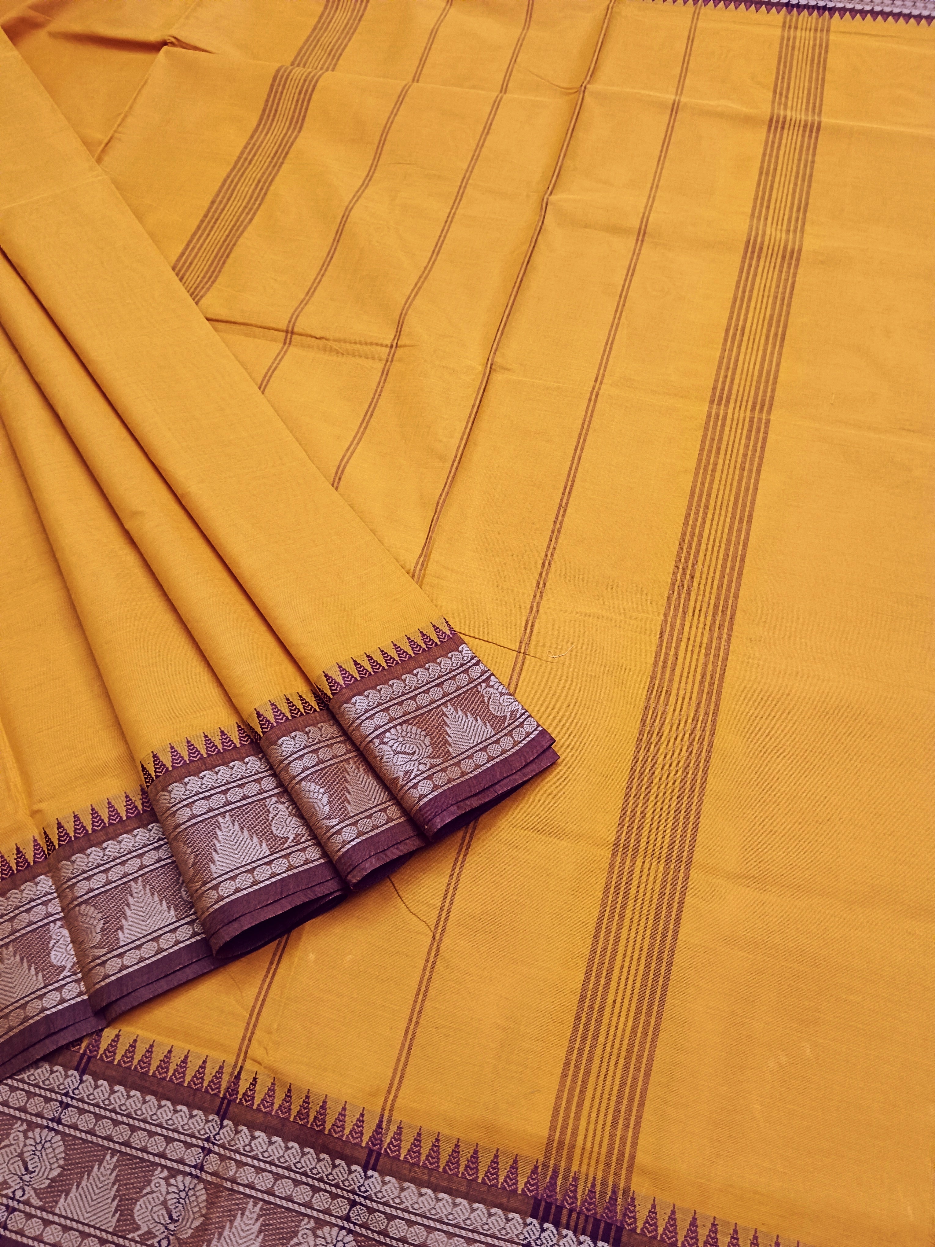 Chettinad Cotton -  Office Wear - Yellow - CCOW22