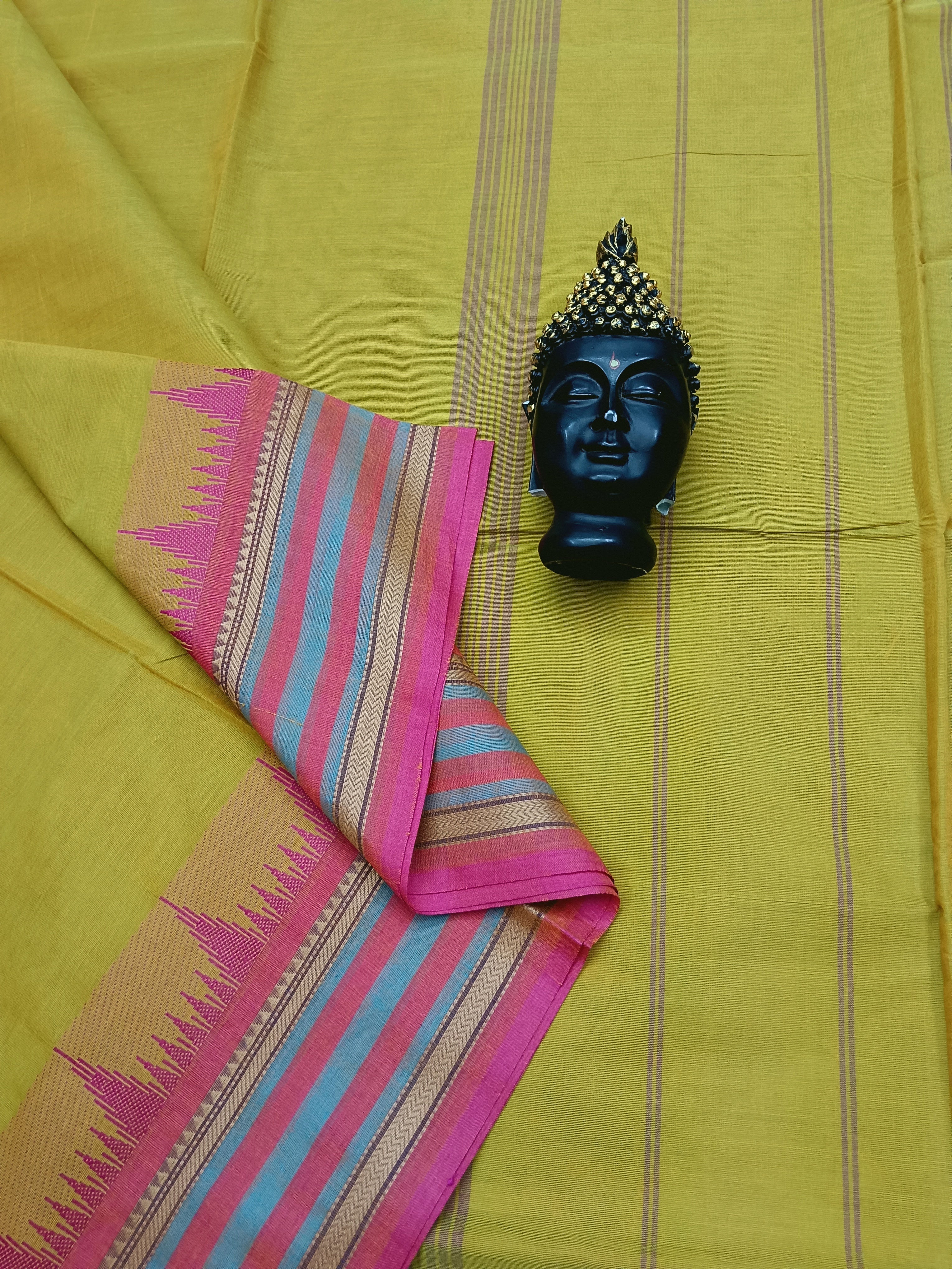 Chettinad Cotton -  Office Wear - Yellow  - CCOW16