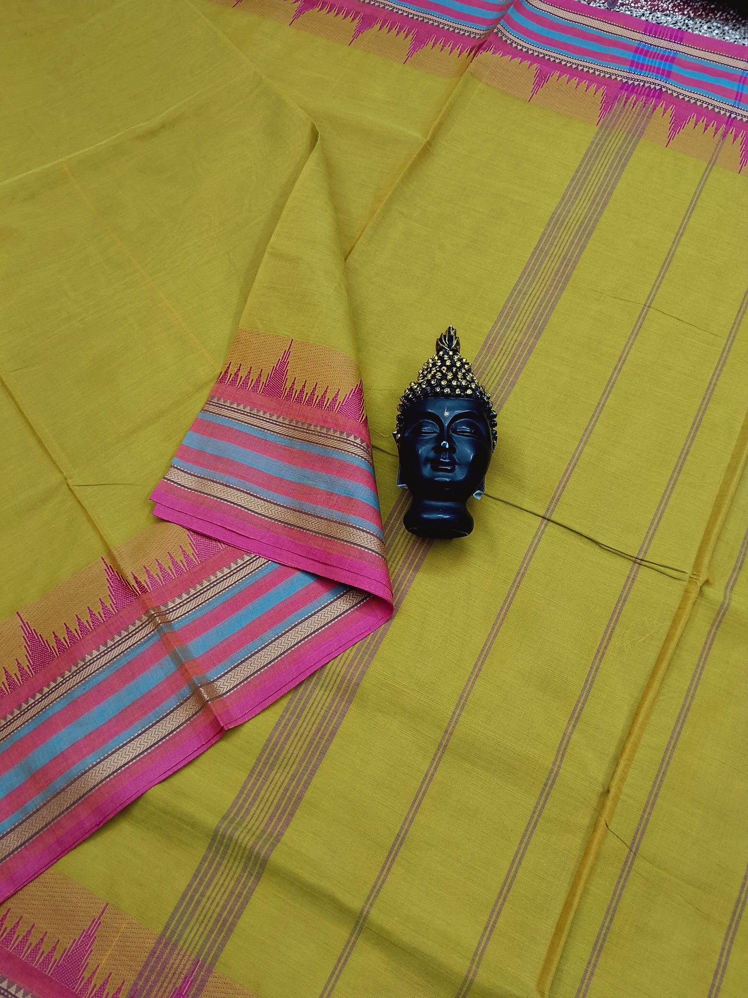 Chettinad Cotton -  Office Wear - Yellow  - CCOW16