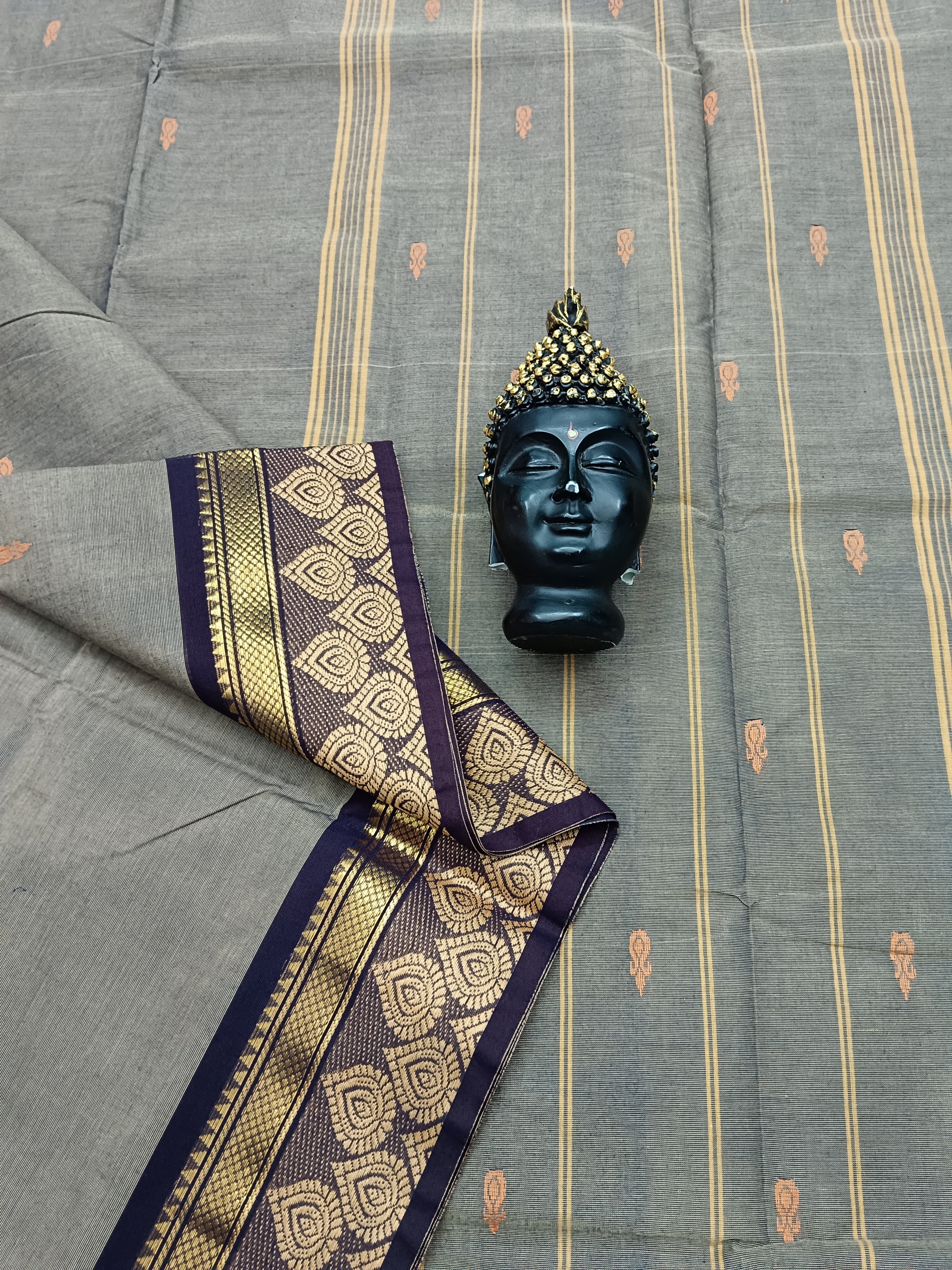 Chettinad Cotton -  Office Wear -Grey - CCOW31