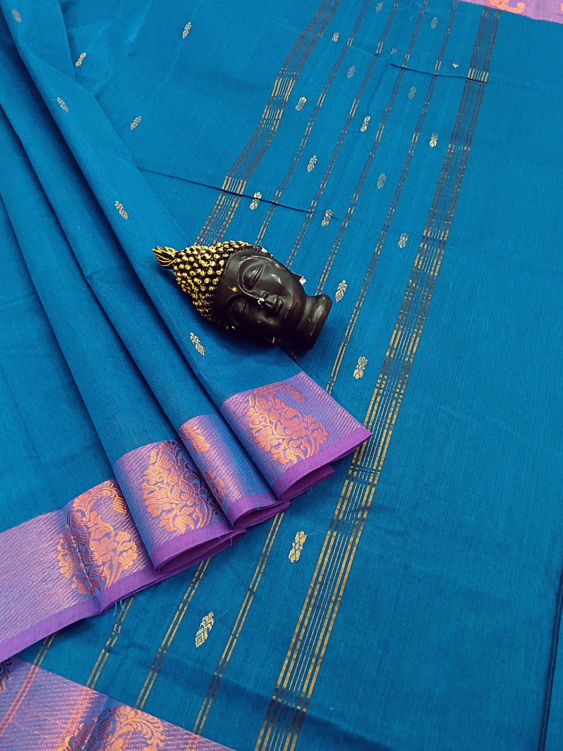 Chettinad Cotton -  Office Wear - Saphire Blue- CCOW26