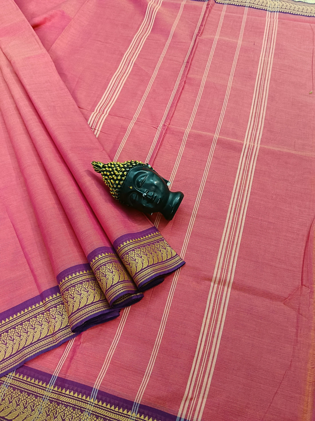 Chettinad Cotton -Daily Wear - Peach-CDW27