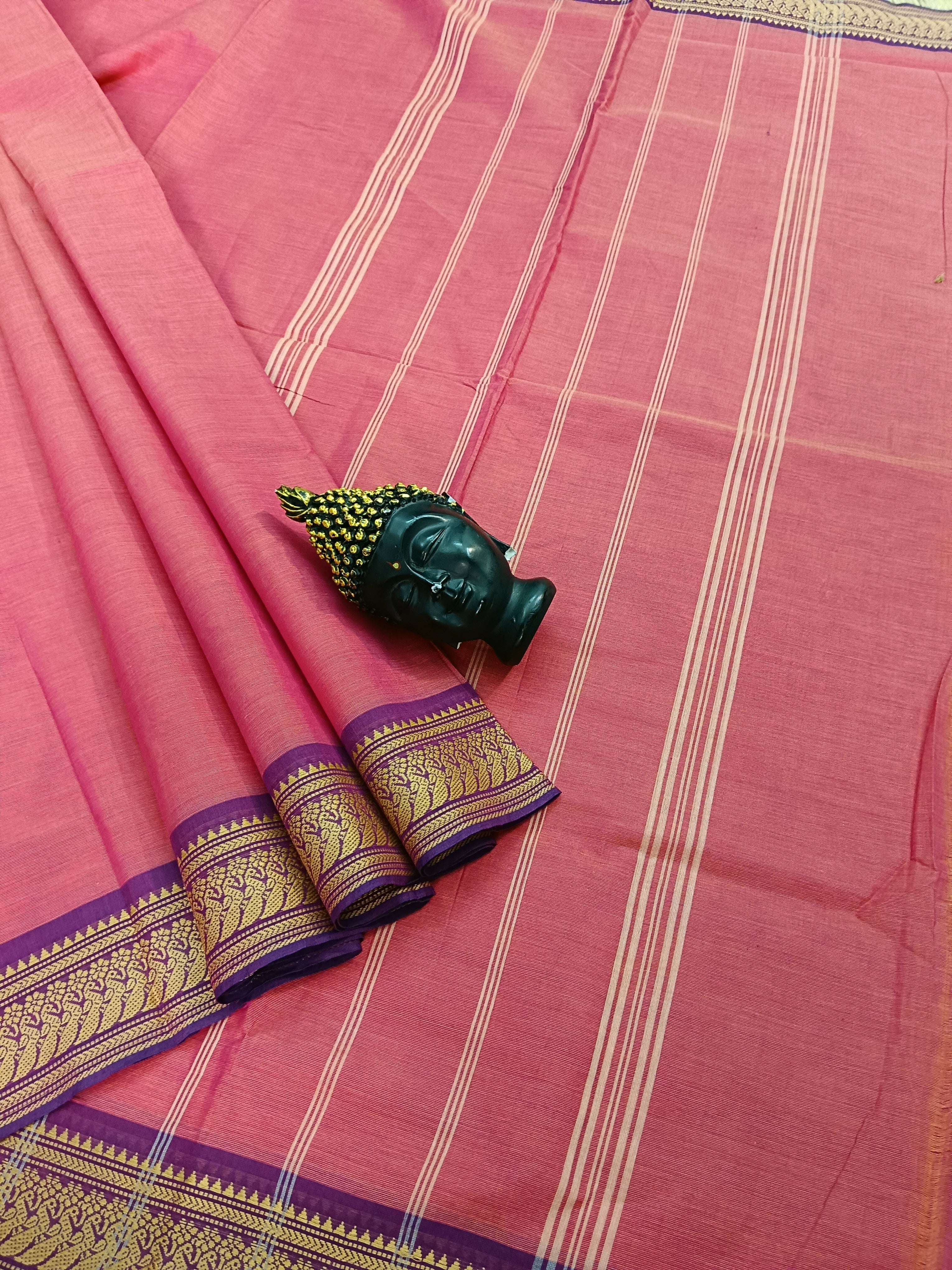 Chettinad Cotton -Daily Wear - Peach-CDW27