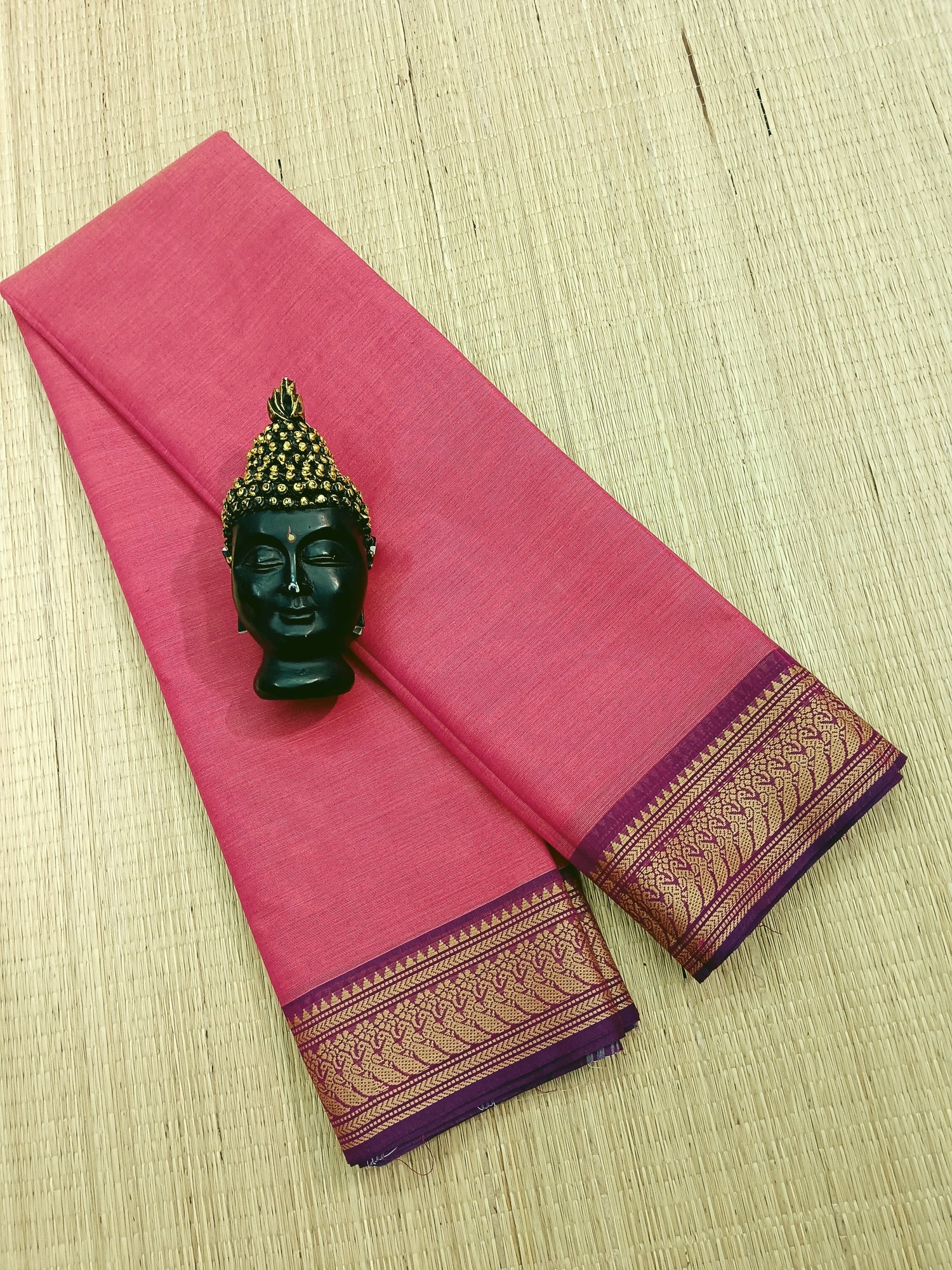 Chettinad Cotton -Daily Wear - Peach-CDW27