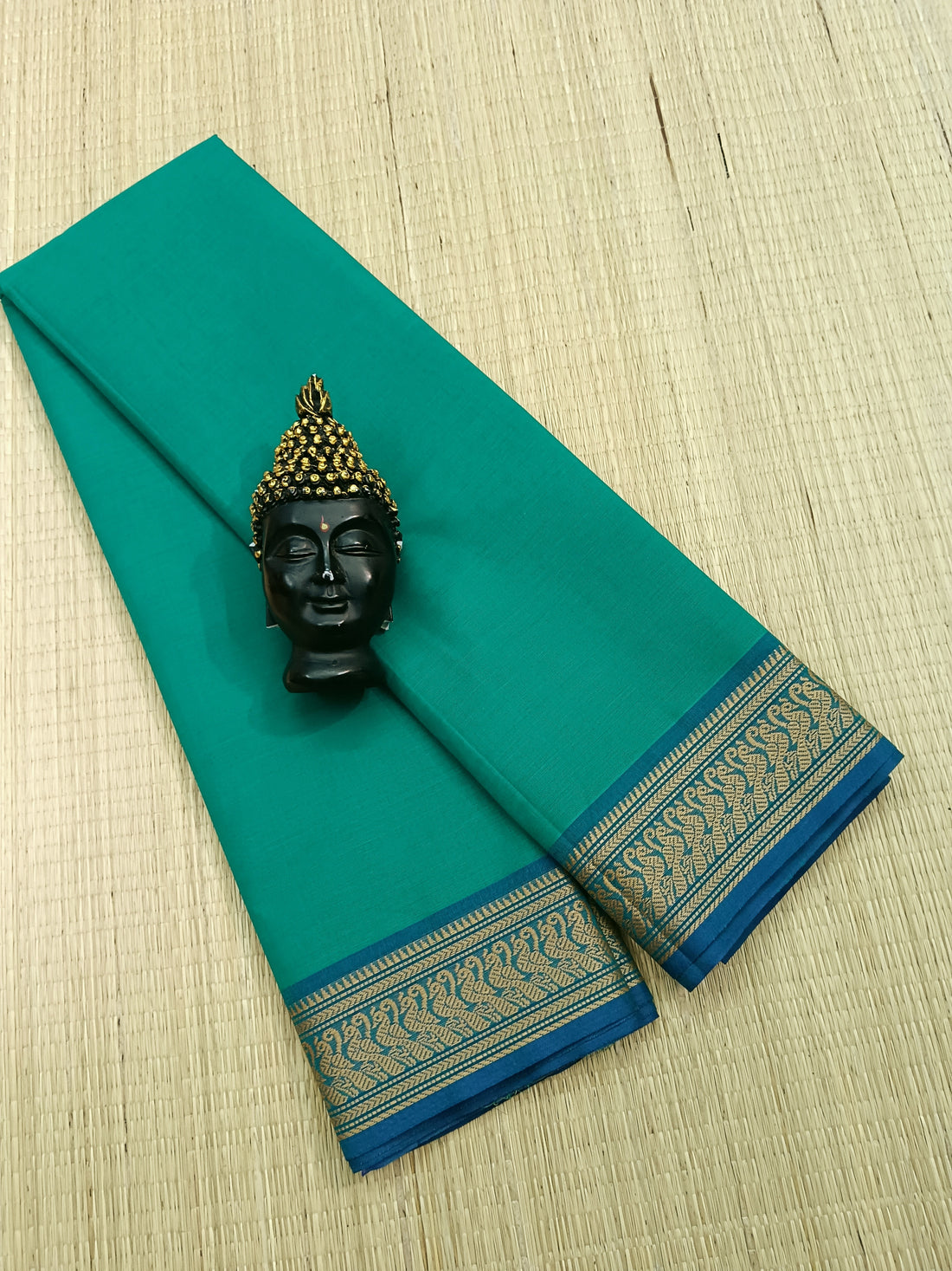 Chettinad Cotton -Daily Wear - Rama Green-CDW28