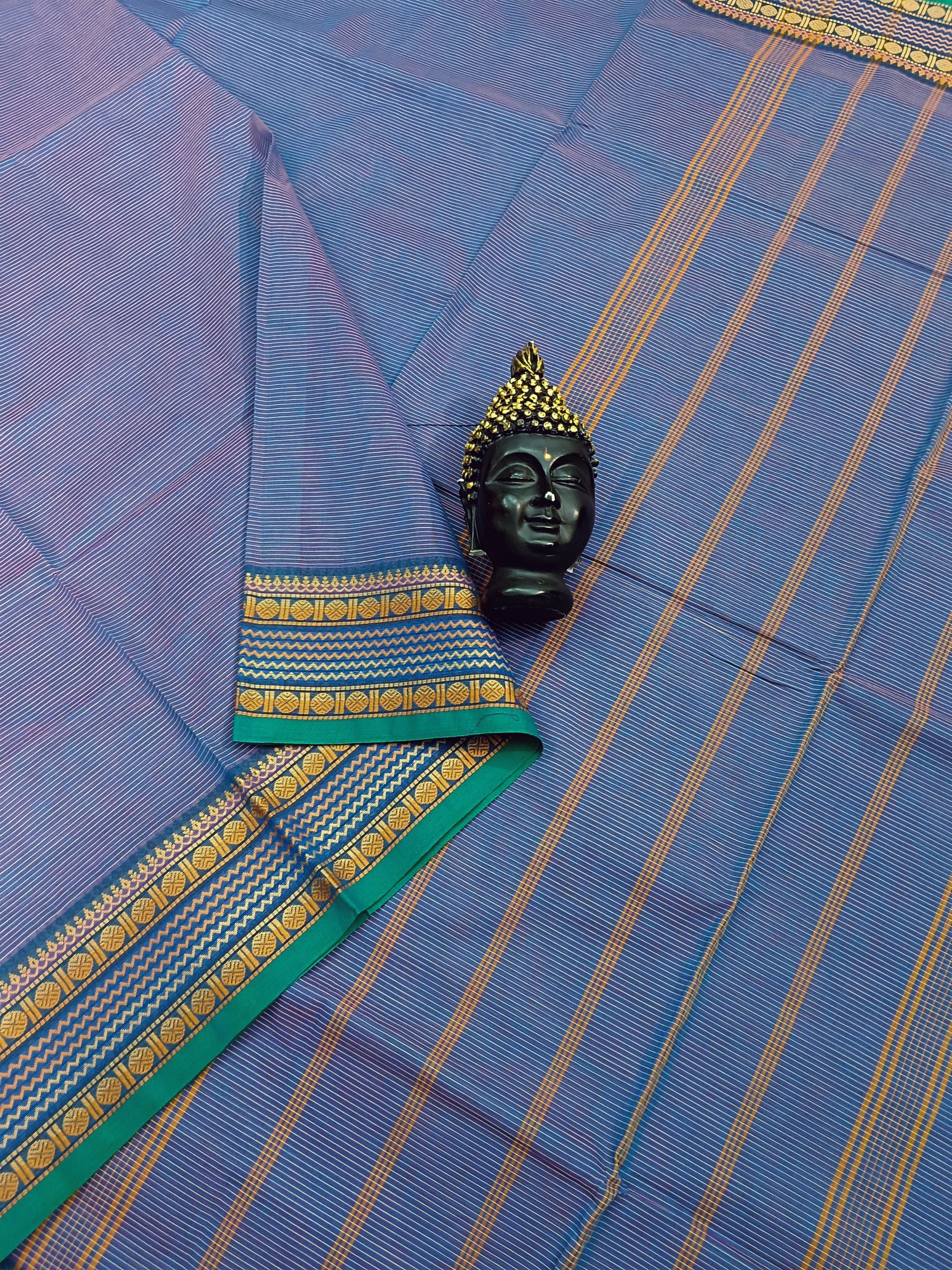 Chettinad Cotton -Daily Wear - Pinkish Blue-CDW31