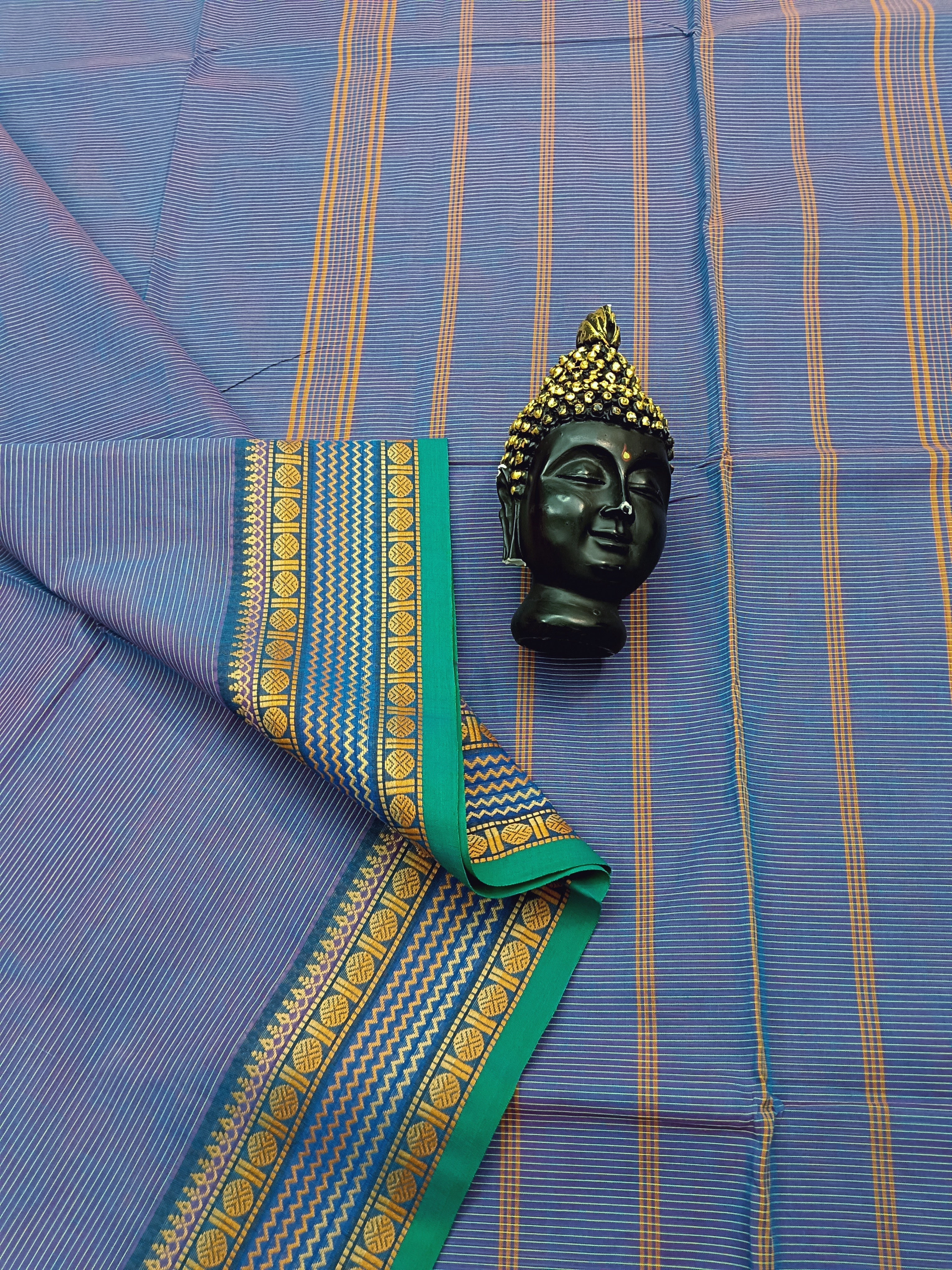 Chettinad Cotton -Daily Wear - Pinkish Blue-CDW31