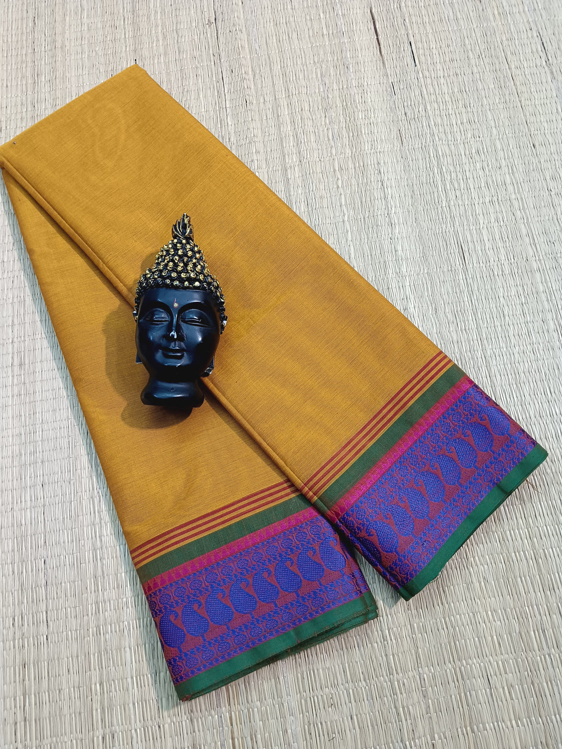 Chettinad Cotton -Daily Wear - Mustard Yellow-CDW33