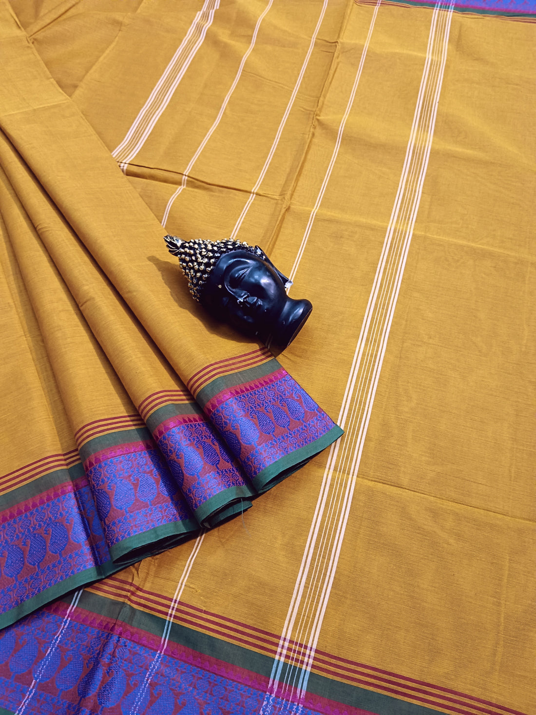 Chettinad Cotton -Daily Wear - Mustard Yellow-CDW33