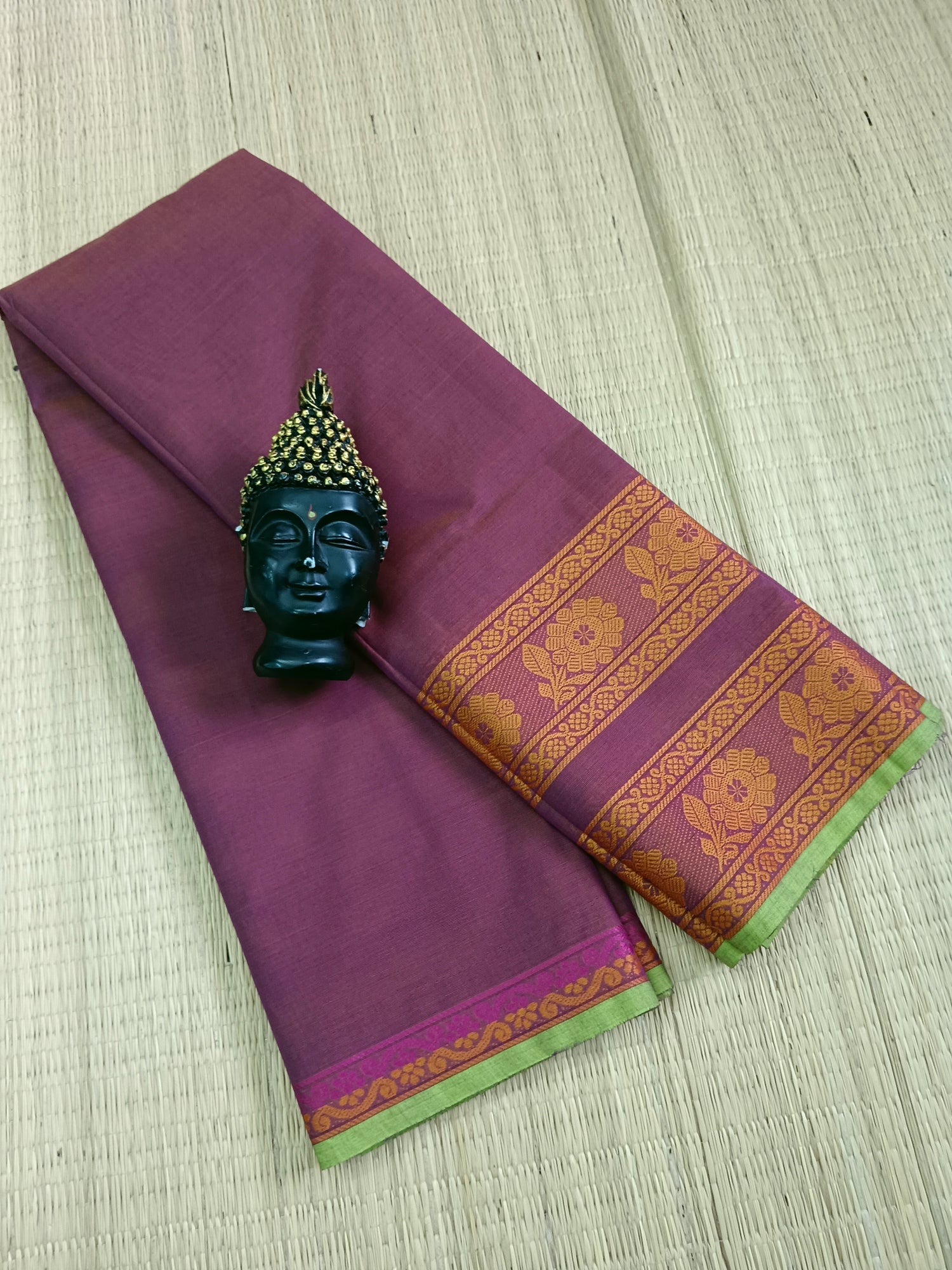 Chettinad Cotton -  Office Wear -Mulbery pink- CCOW43