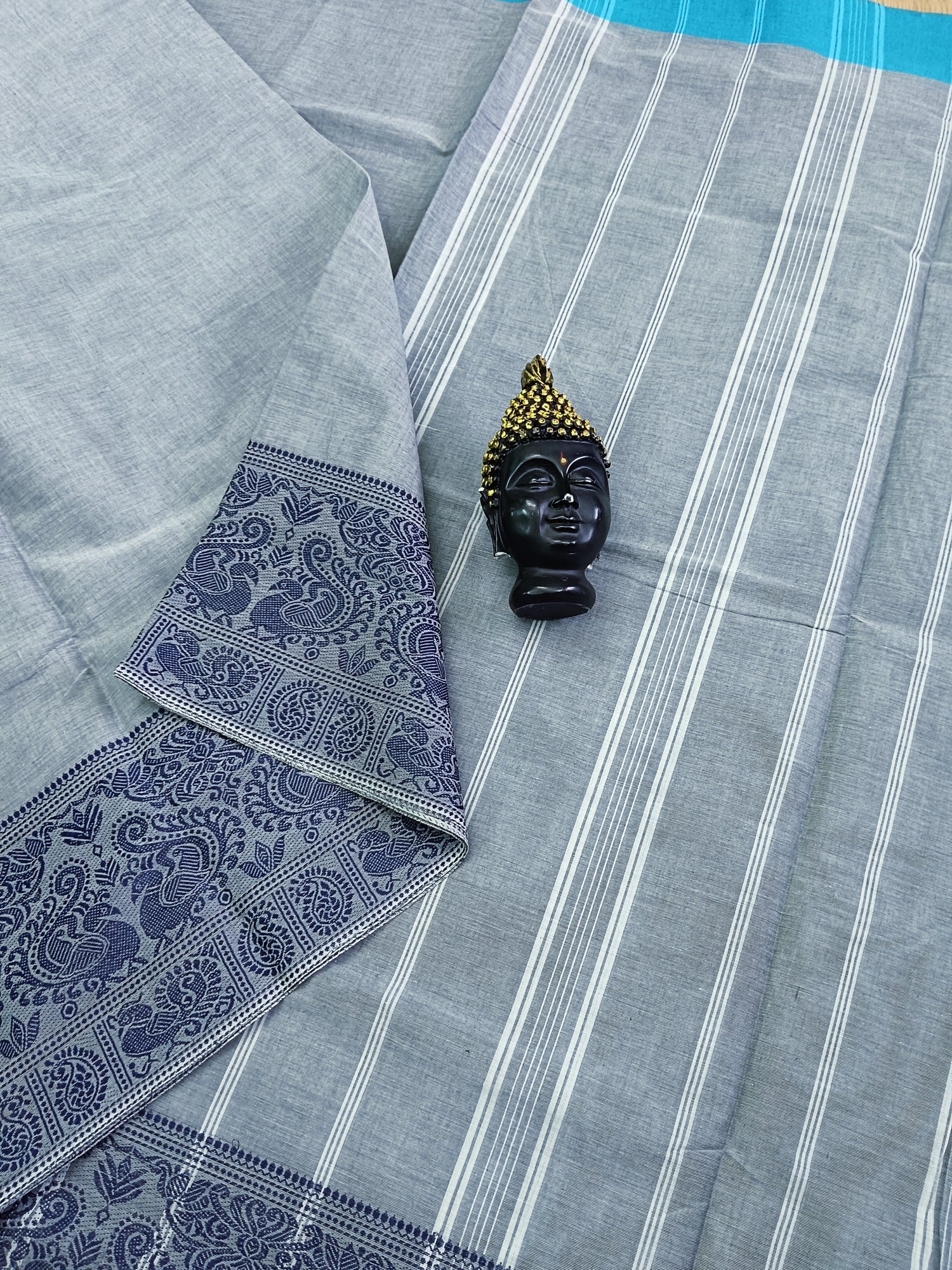 Chettinad Cotton -  Office Wear - Grey- CCOW41