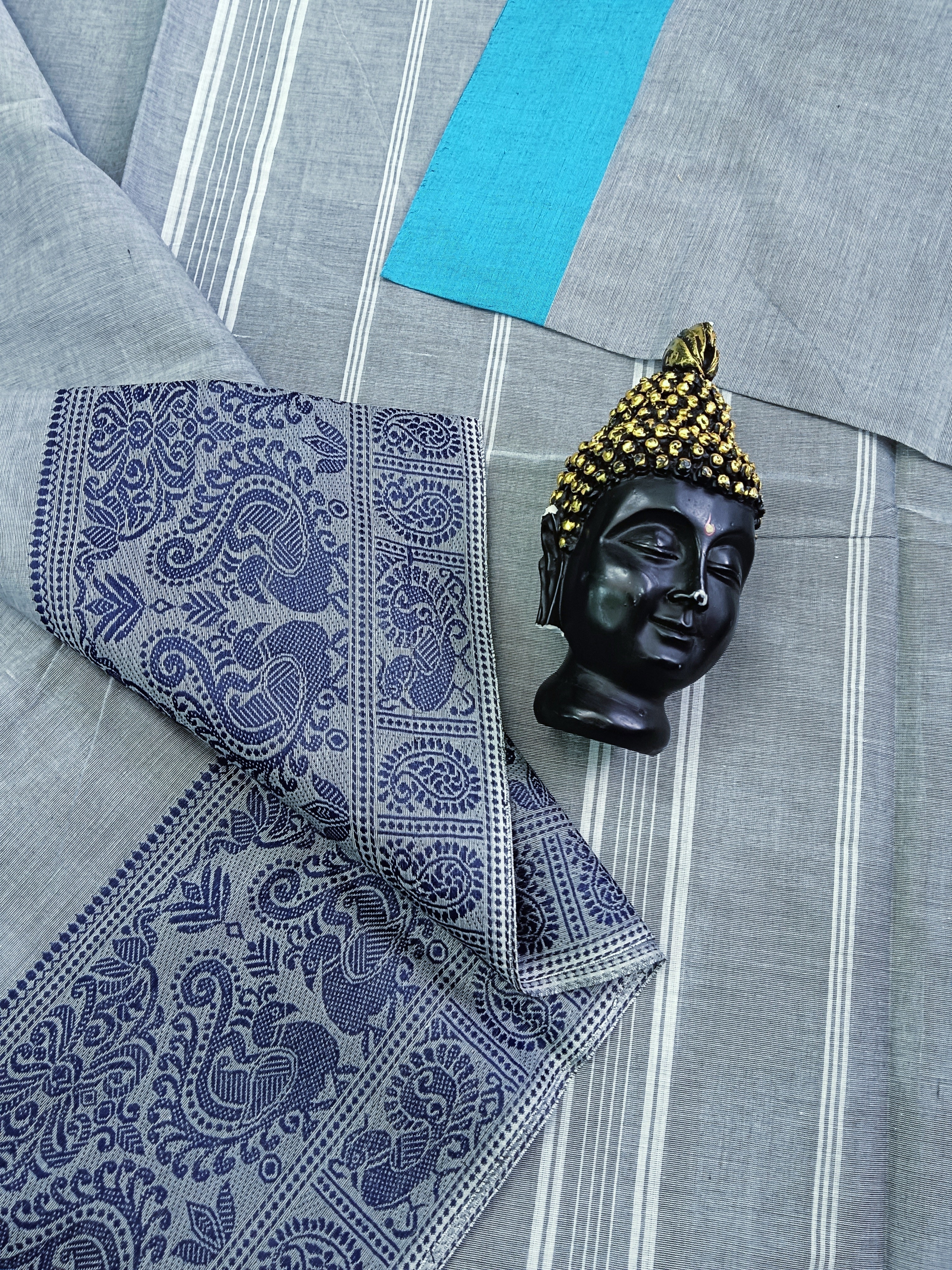 Chettinad Cotton -  Office Wear - Grey- CCOW41