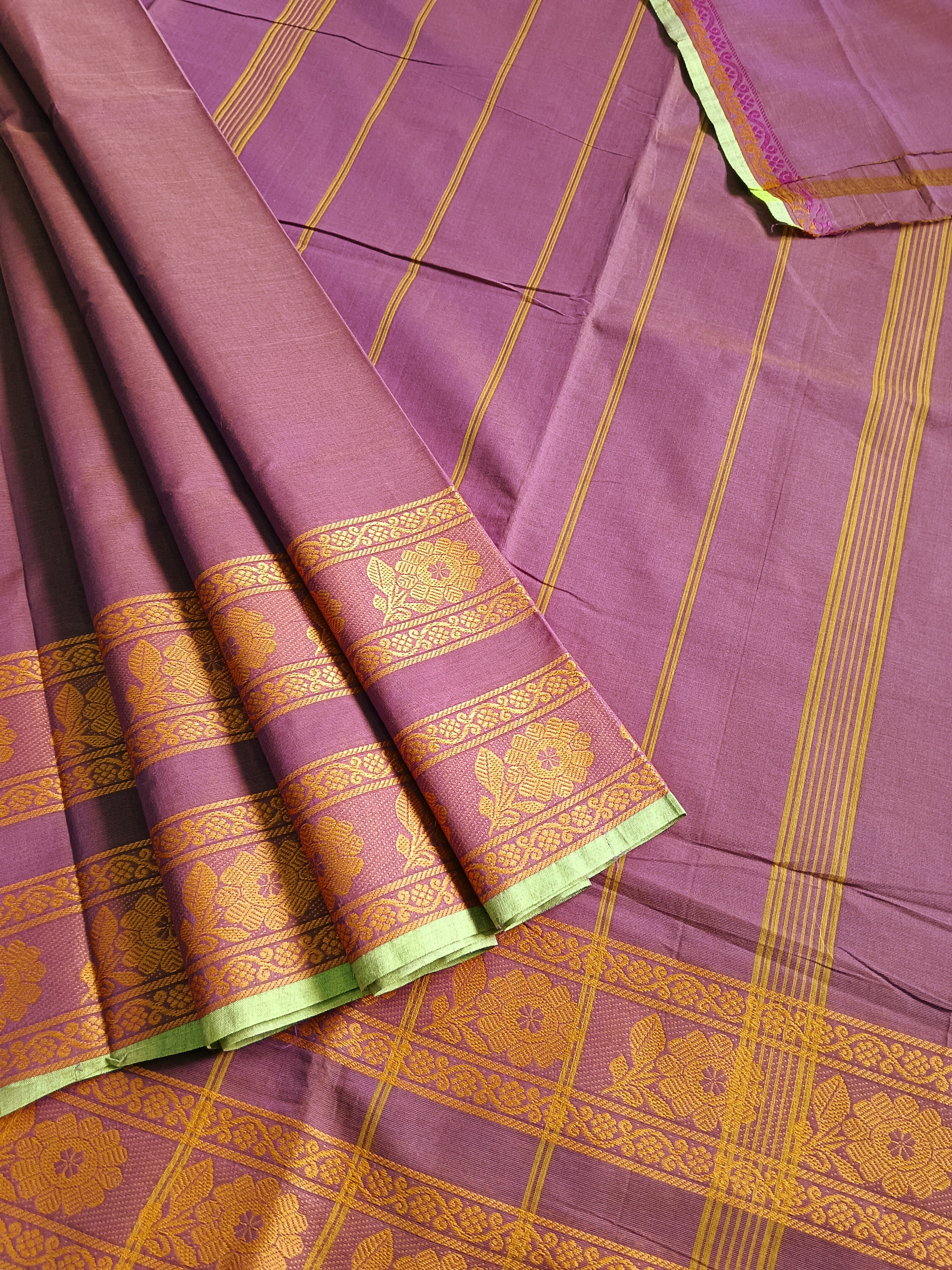 Chettinad Cotton -  Office Wear -Mulbery pink- CCOW43