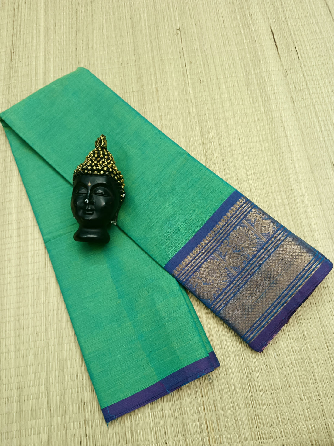 Kanchi Cotton - All Day Fusion -Aqua Blue - 23