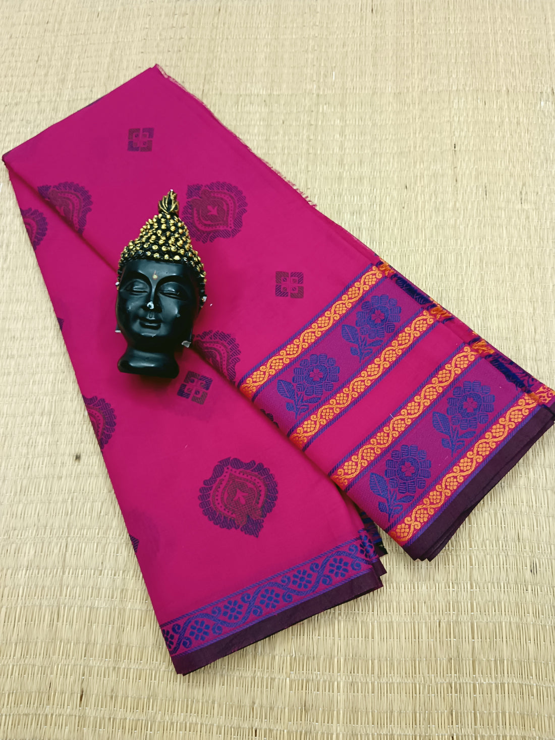 Chettinad Cotton - Printed - Pink -11