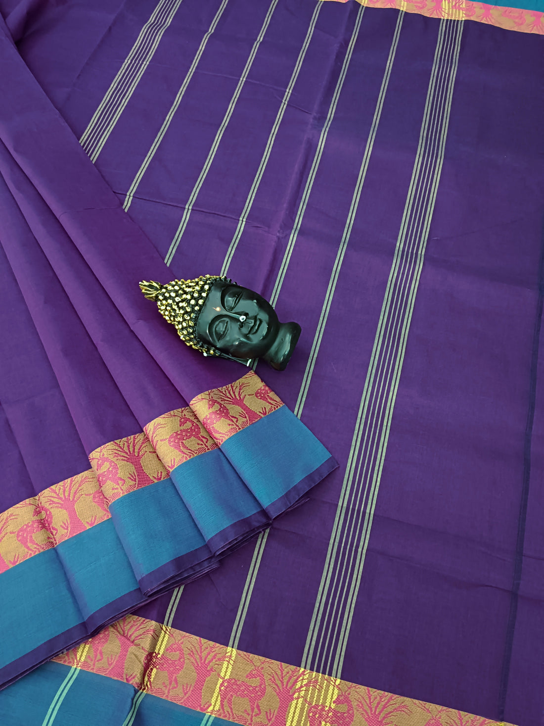 Chettinad Cotton Daily Wear - Violet - CDW02