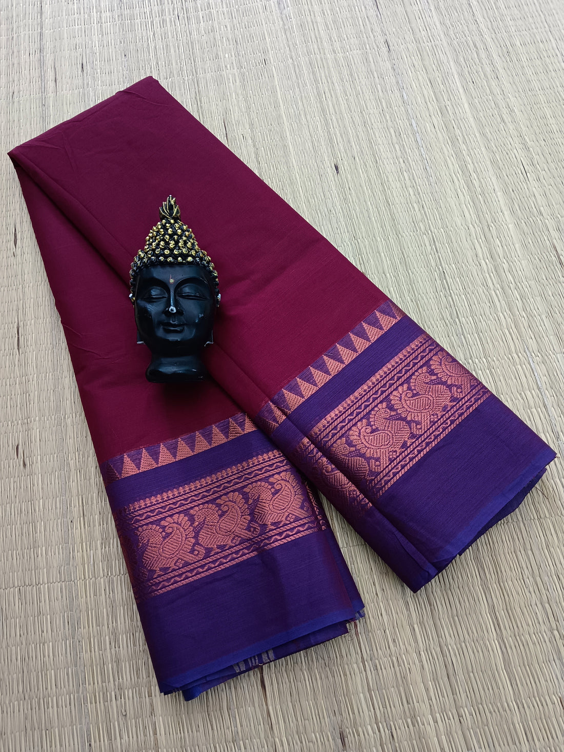 Kanchi Cotton - All Day Fusion - Maroon - KCAF19