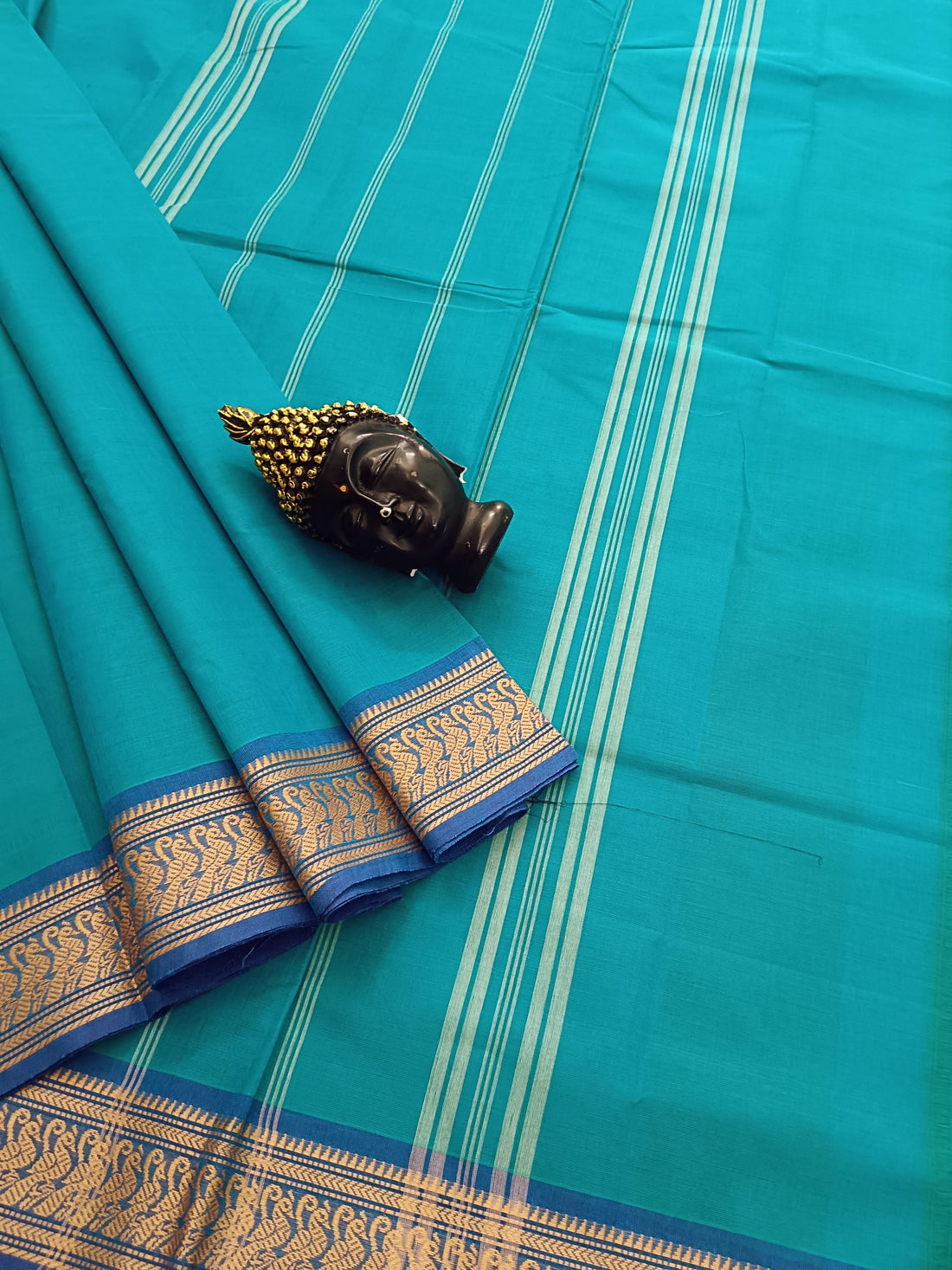 Chettinad Cotton -Daily Wear - Rama Blue-  CDW45