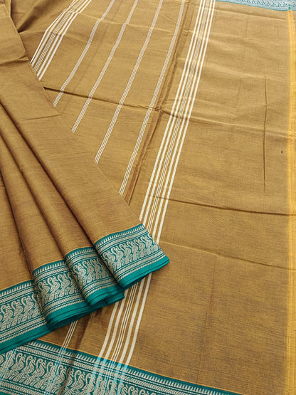 Chettinad Cotton -Daily Wear - Dark Honey -  CDW41