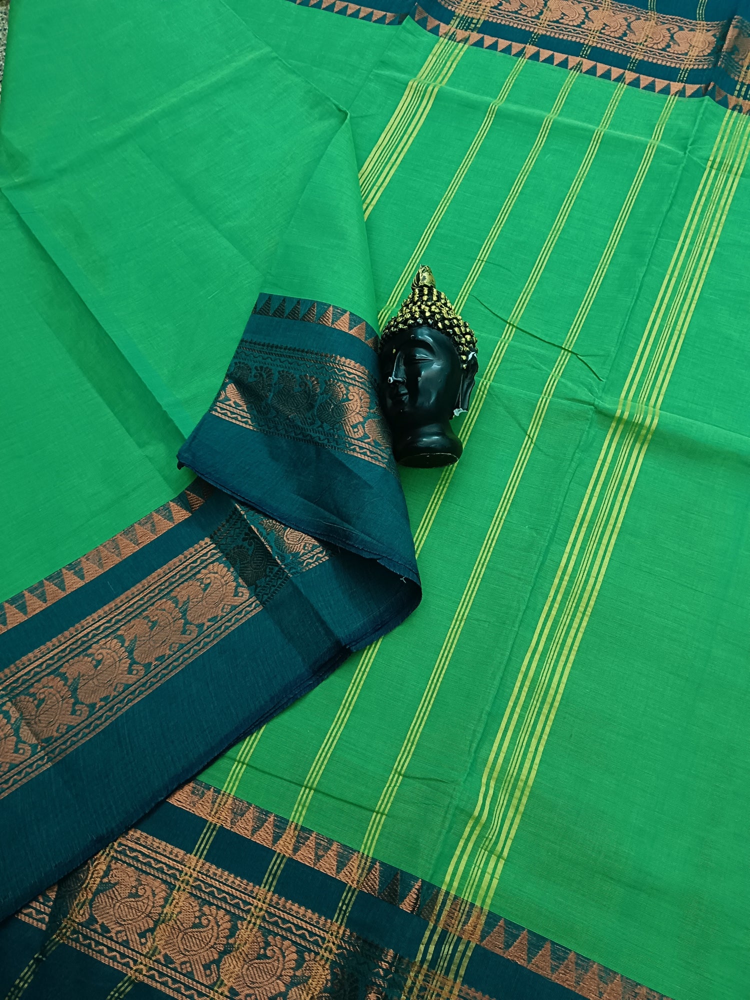 Kanchi Cotton - All Day Fusion - Aqua Green - KCAF23