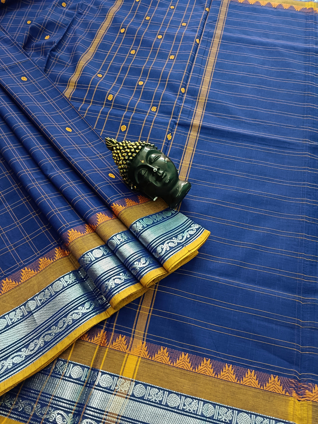 Kanchi Cotton - Festival Fusion -Royal Blue- KCFCB40