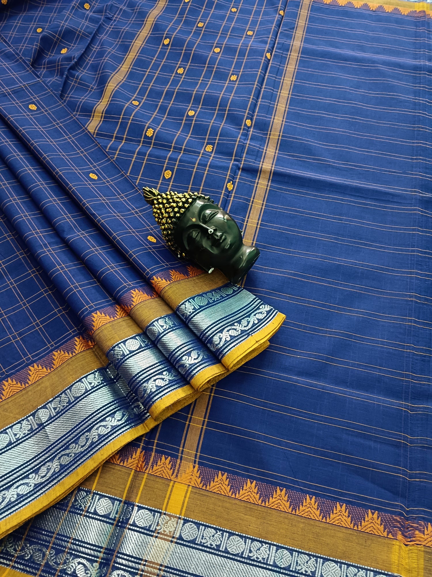 Kanchi Cotton - Festival Fusion -Royal Blue- KCFCB40