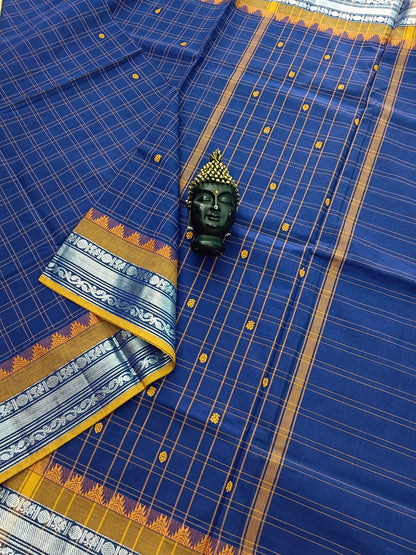 Kanchi Cotton - Festival Fusion -Royal Blue- KCFCB40