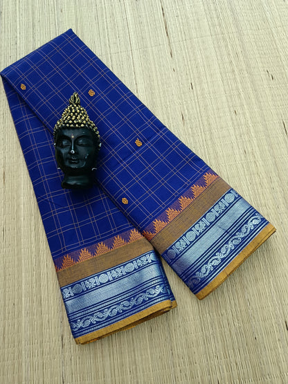 Kanchi Cotton - Festival Fusion -Royal Blue- KCFCB40