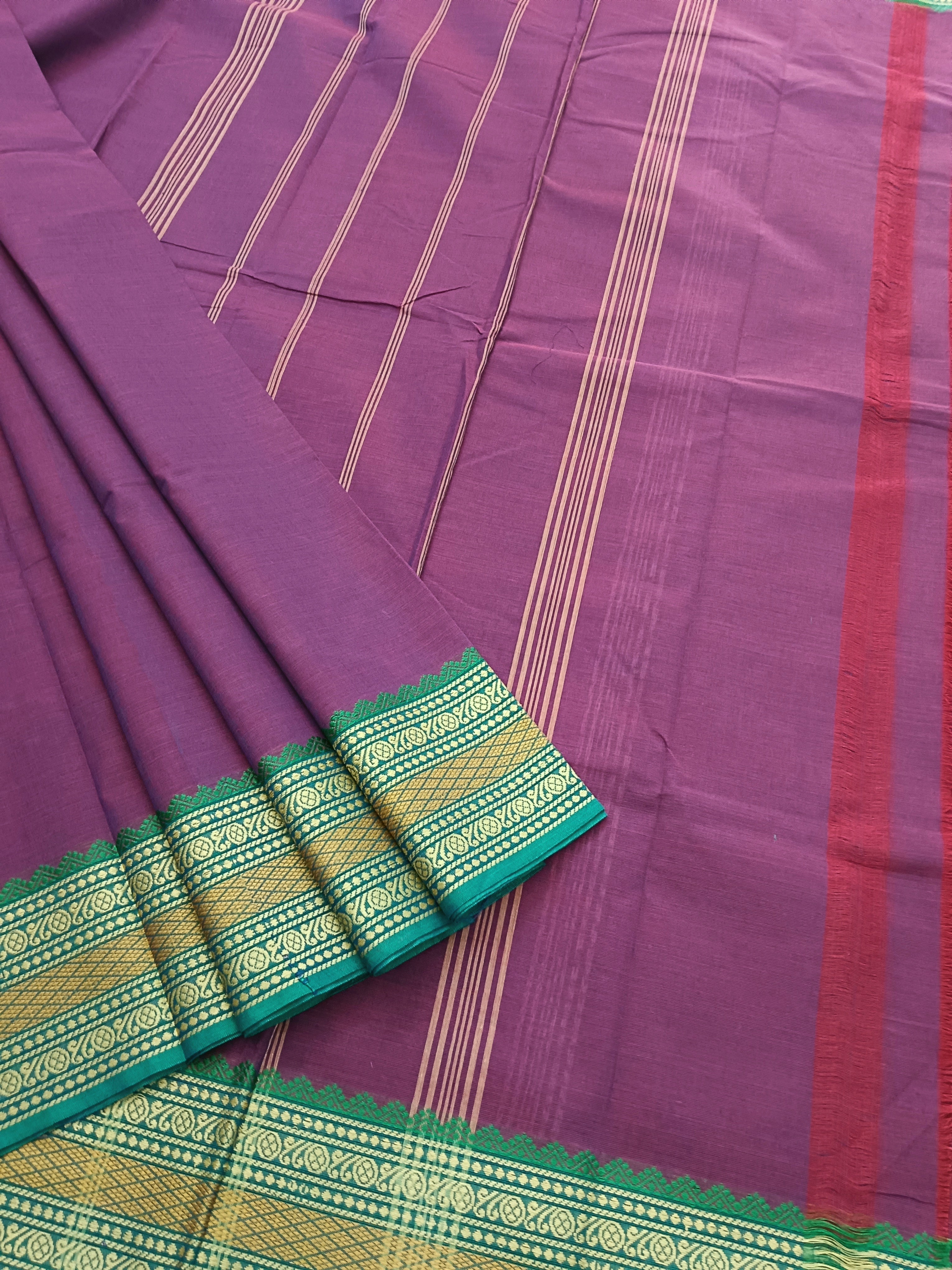 Chettinad Cotton -Daily Wear -Purple - CDW50