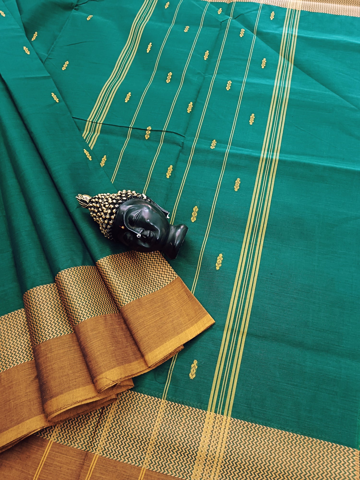 Chettinad Cotton -  Office Wear -Green- CCOW52