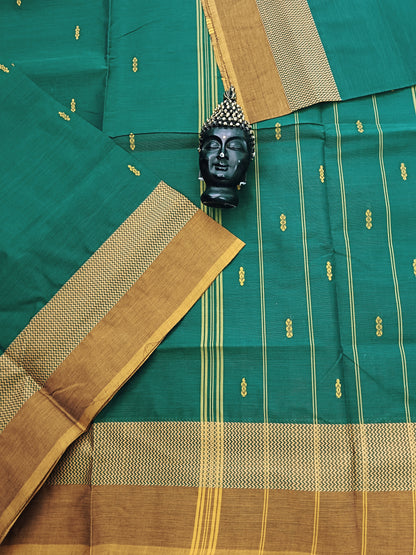 Chettinad Cotton -  Office Wear -Green- CCOW52