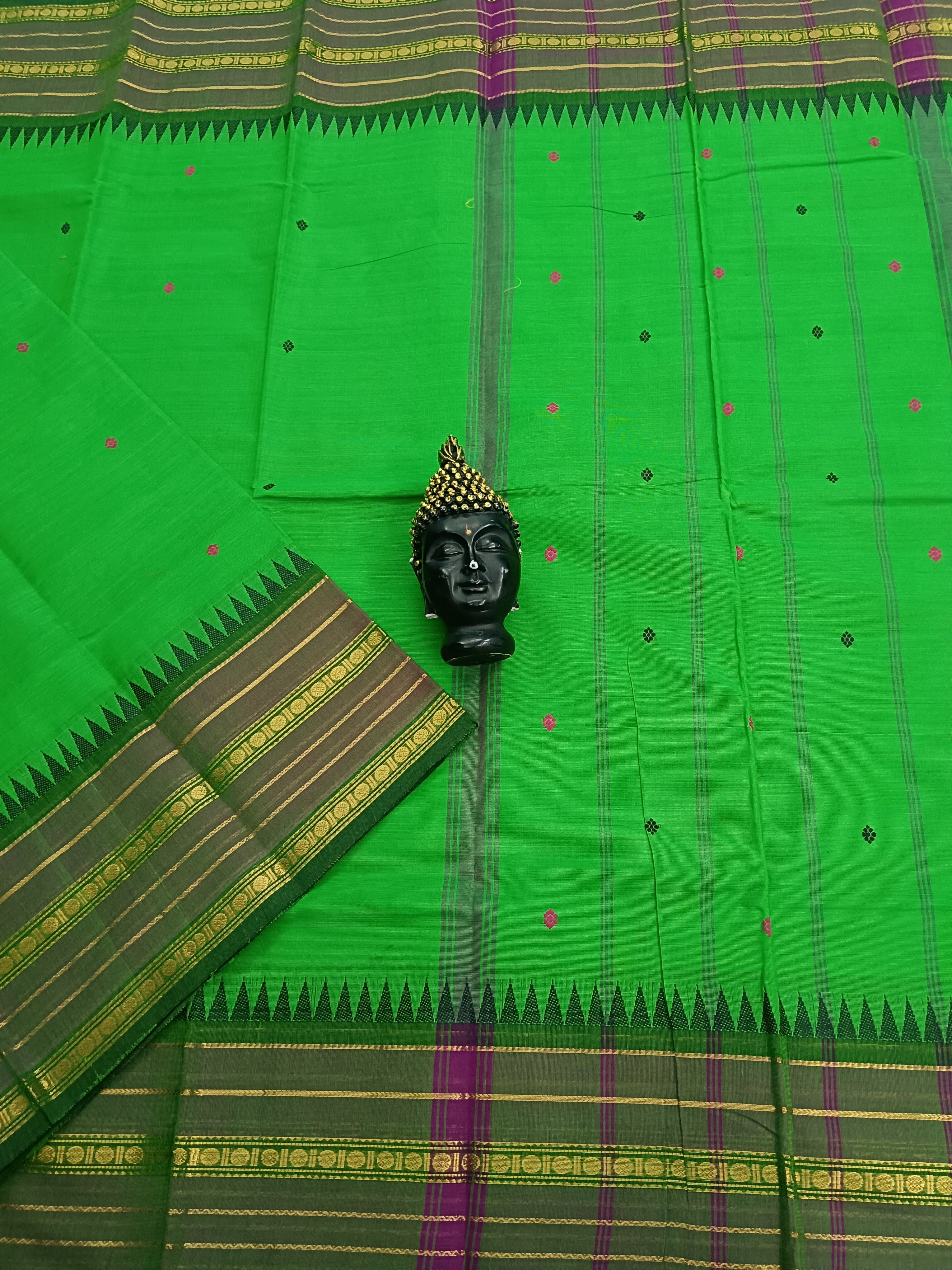 Kanchi Cotton - Festival Fusion - Parrot Green- KCFB58