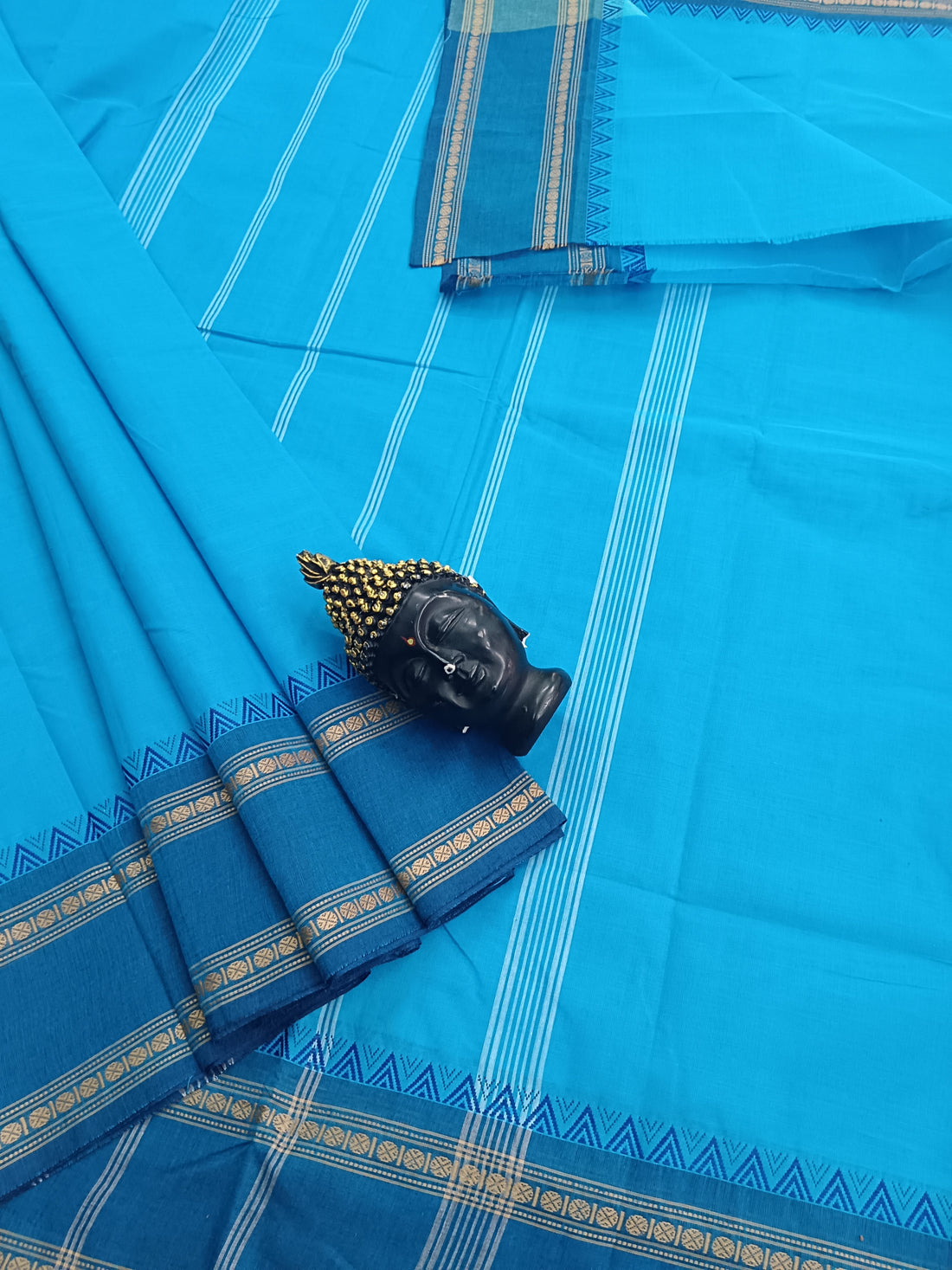 Chettinad Cotton -Daily Wear -Sky Blue - CDW52