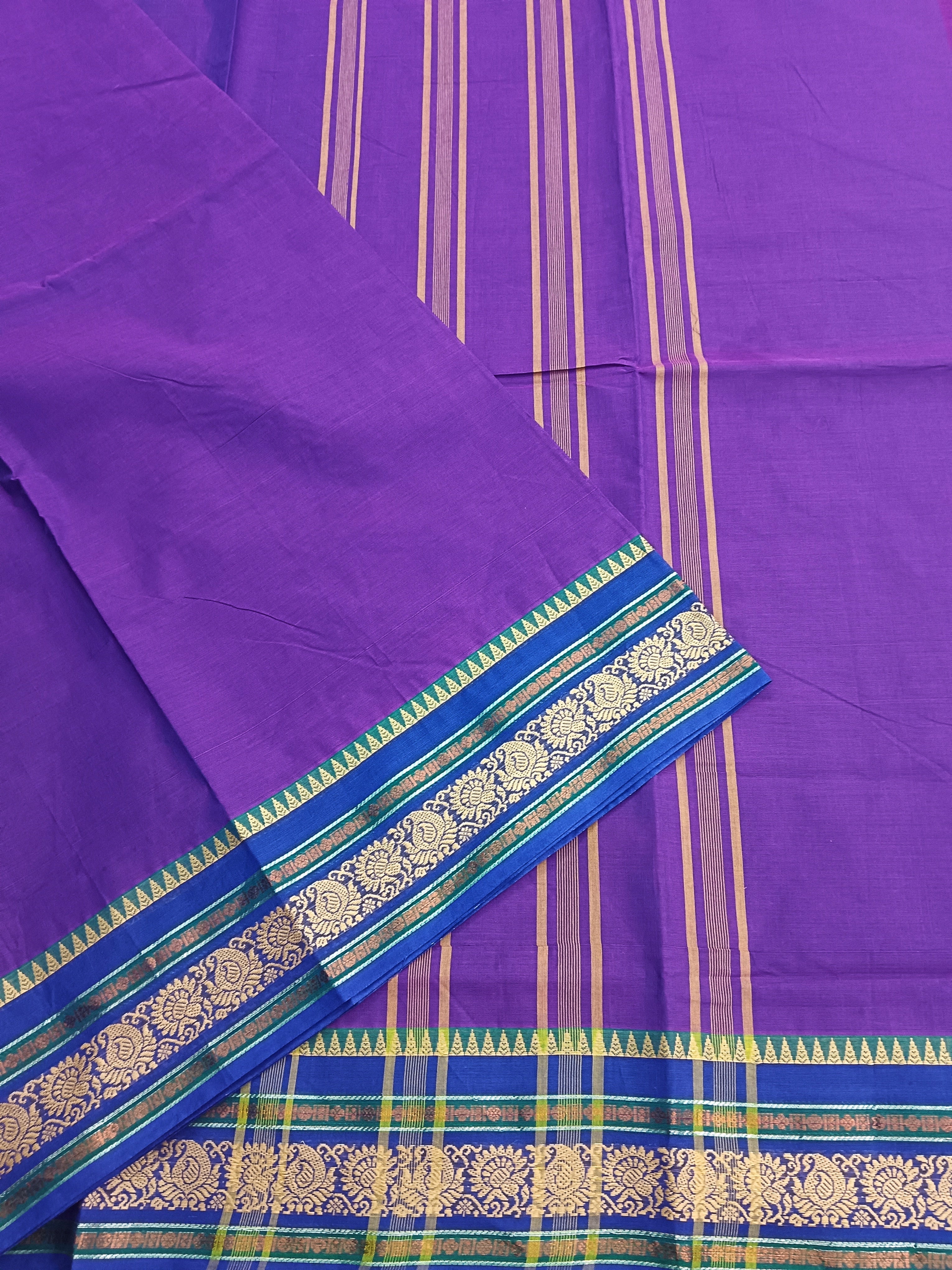 Chettinad Cotton -Daily Wear -Violet- CDW60