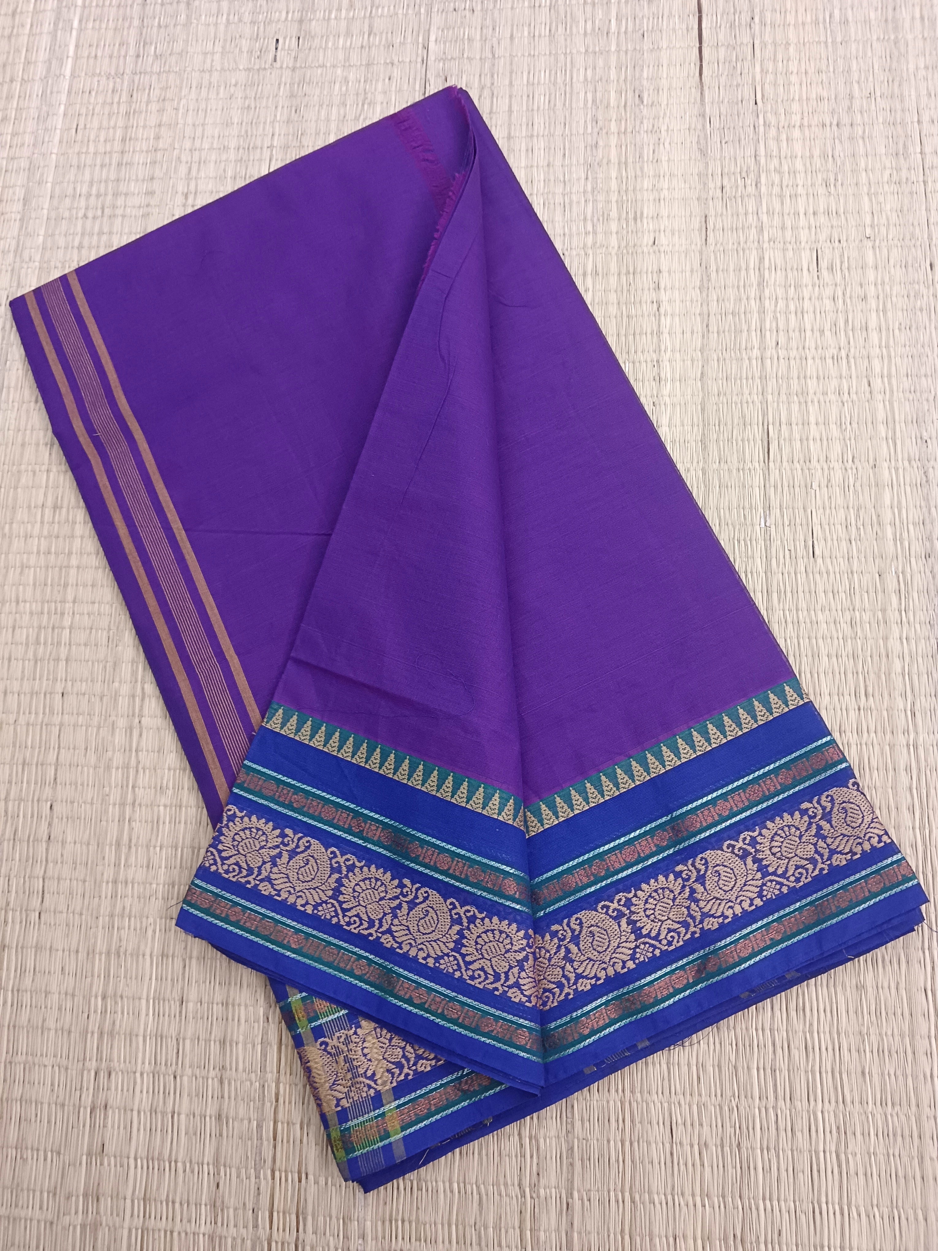 Chettinad Cotton -Daily Wear -Violet- CDW60