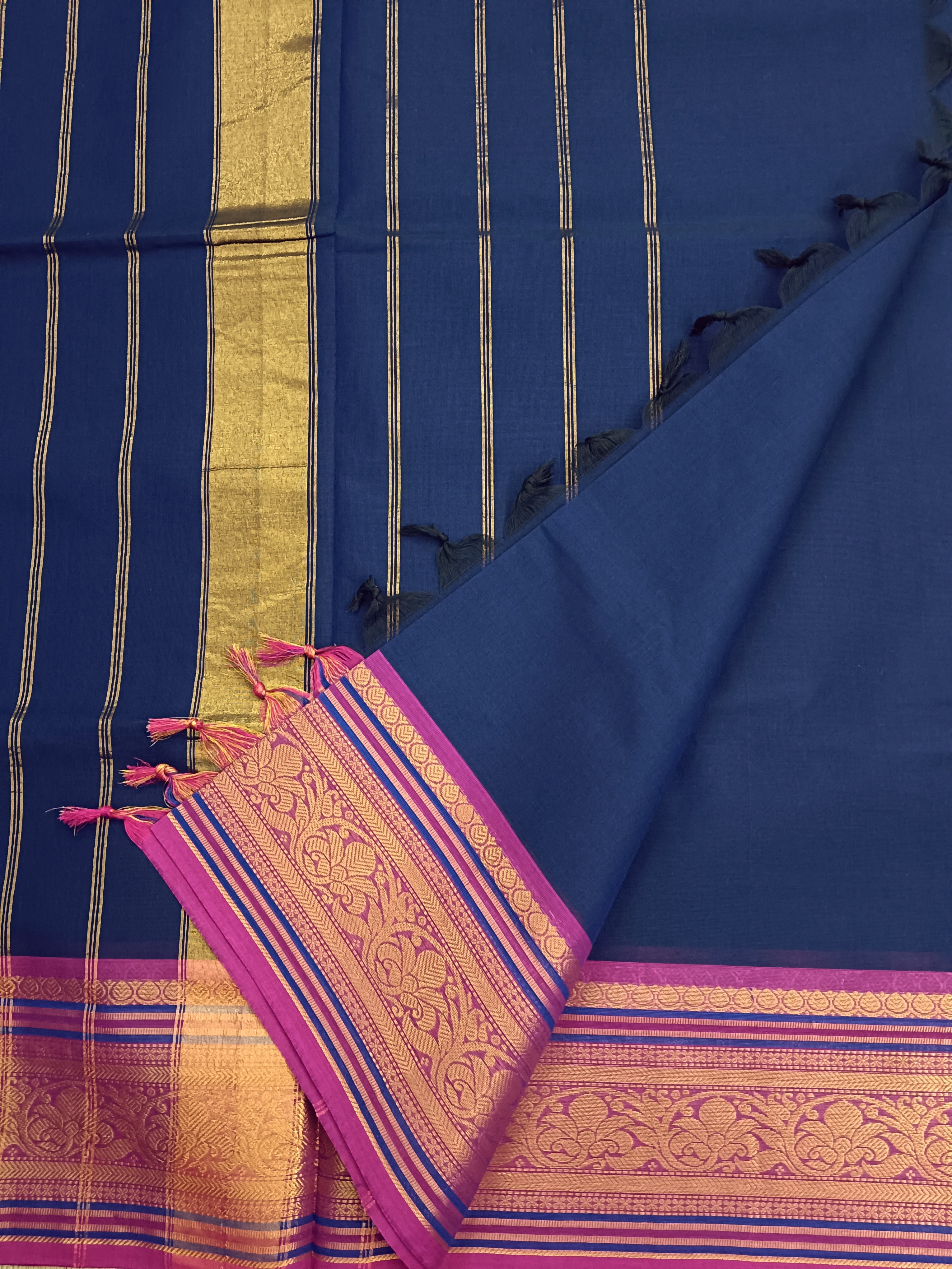 Kanchi Cotton - Festival Fusion -Navy Blue- KCFP79