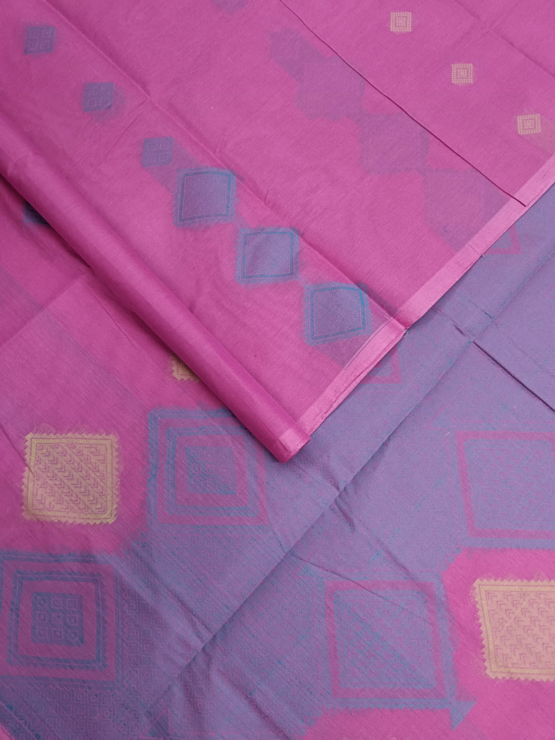 Negamam Cotton Saree -Baby pink- NC 18