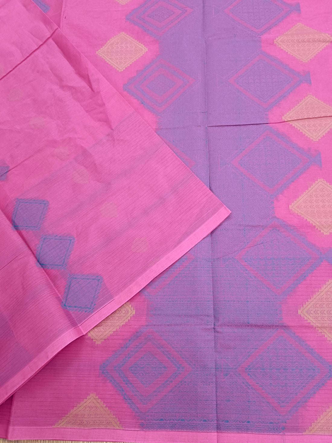 Negamam Cotton Saree -Baby pink- NC 18