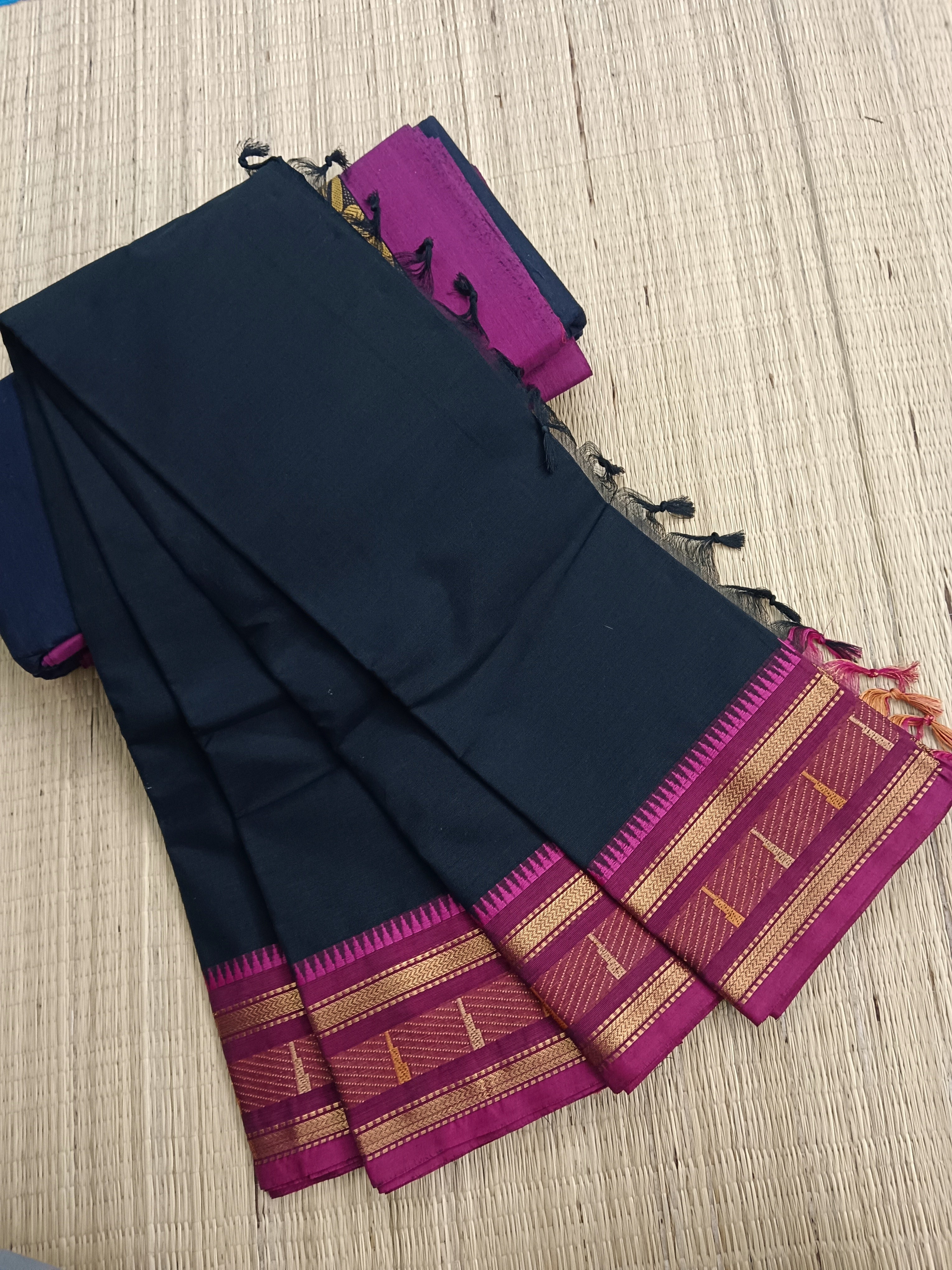 Kanchi Cotton - Festival Fusion -Black- KCFP81