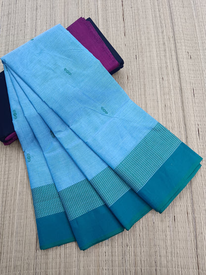 Chettinad Cotton -  Office Wear -Light Blue- CCOW38
