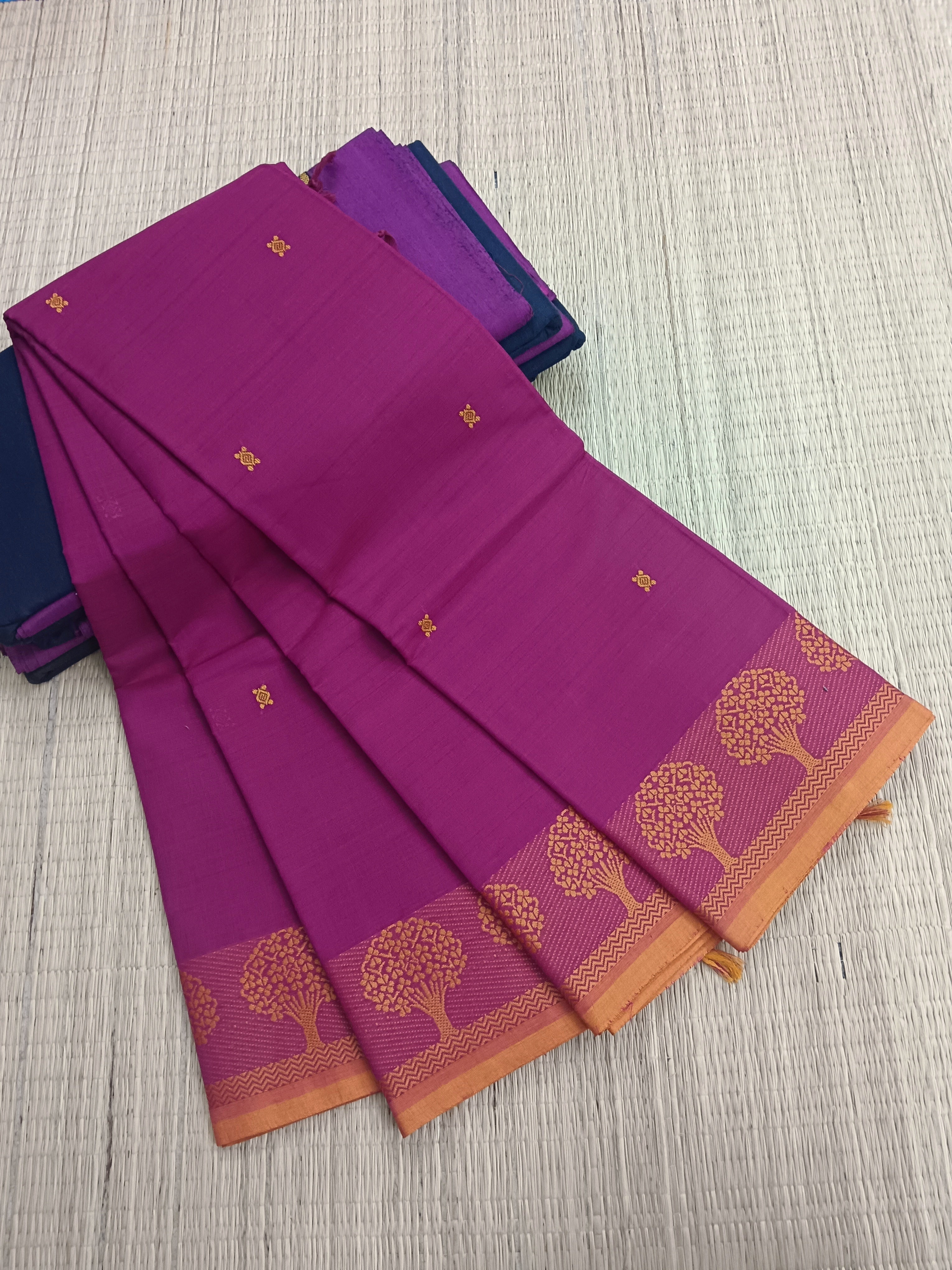 Chettinad Cotton -Office Wear -kum kum pink - CCOW57